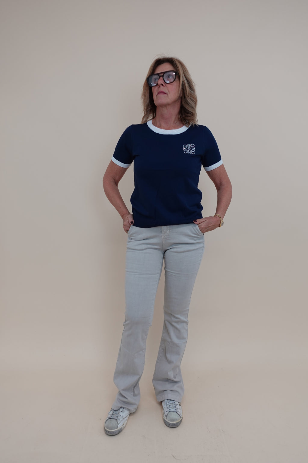 Jeans Zampa Beige