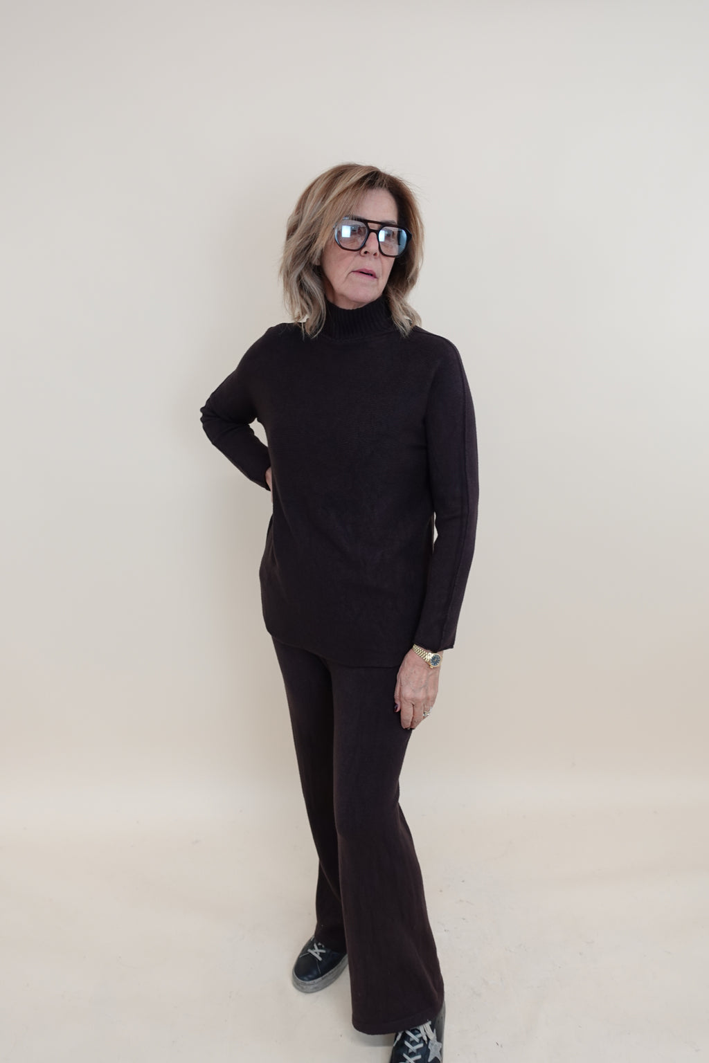 Completo Lupo marrone