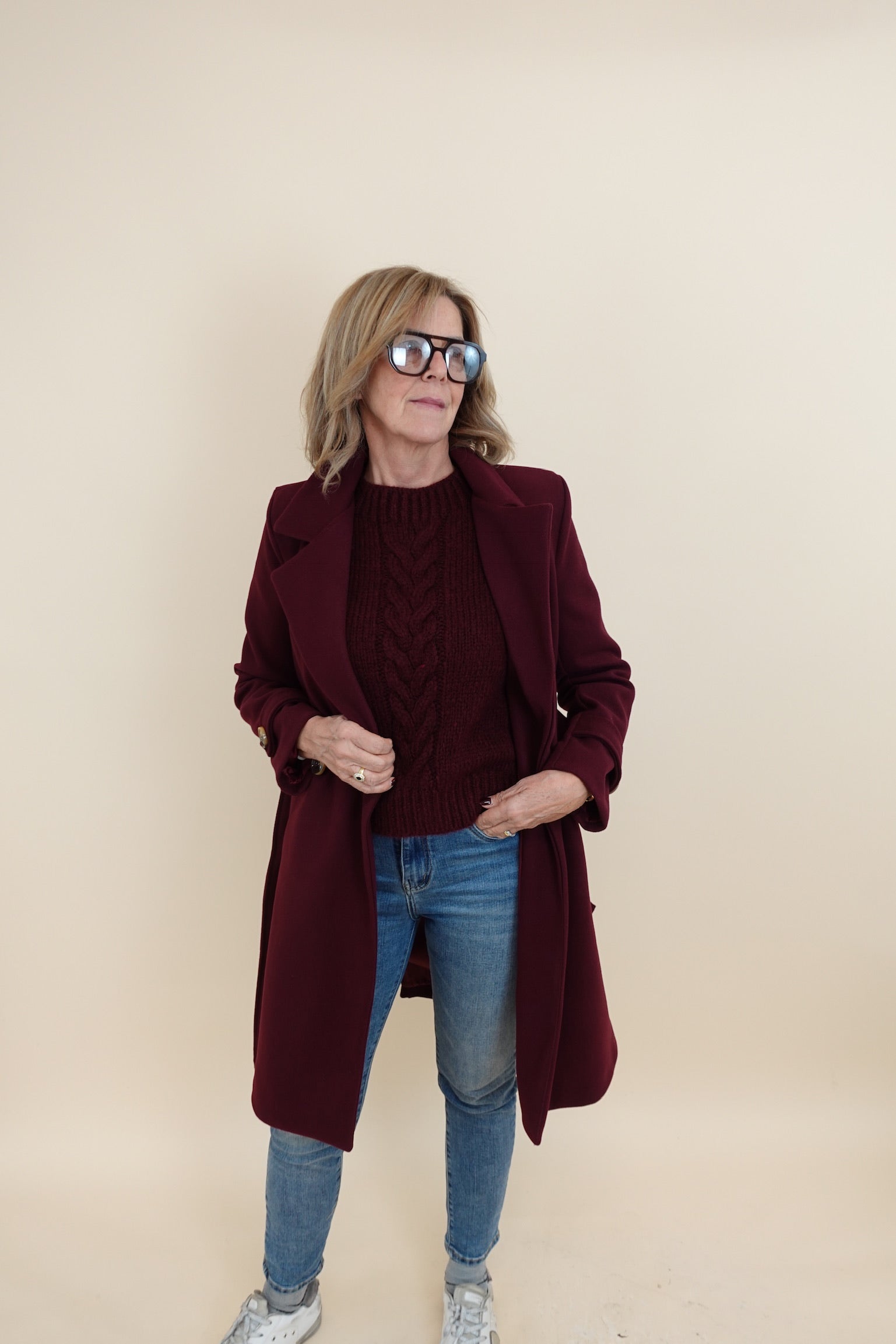 Cappotto Winter Shorts Bordeaux