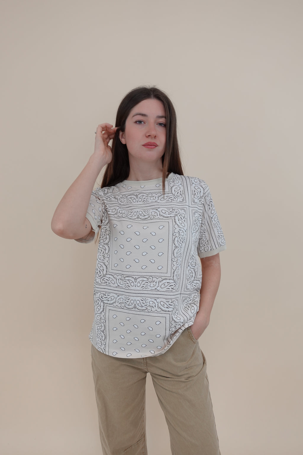 T-shirt Bandana Beige