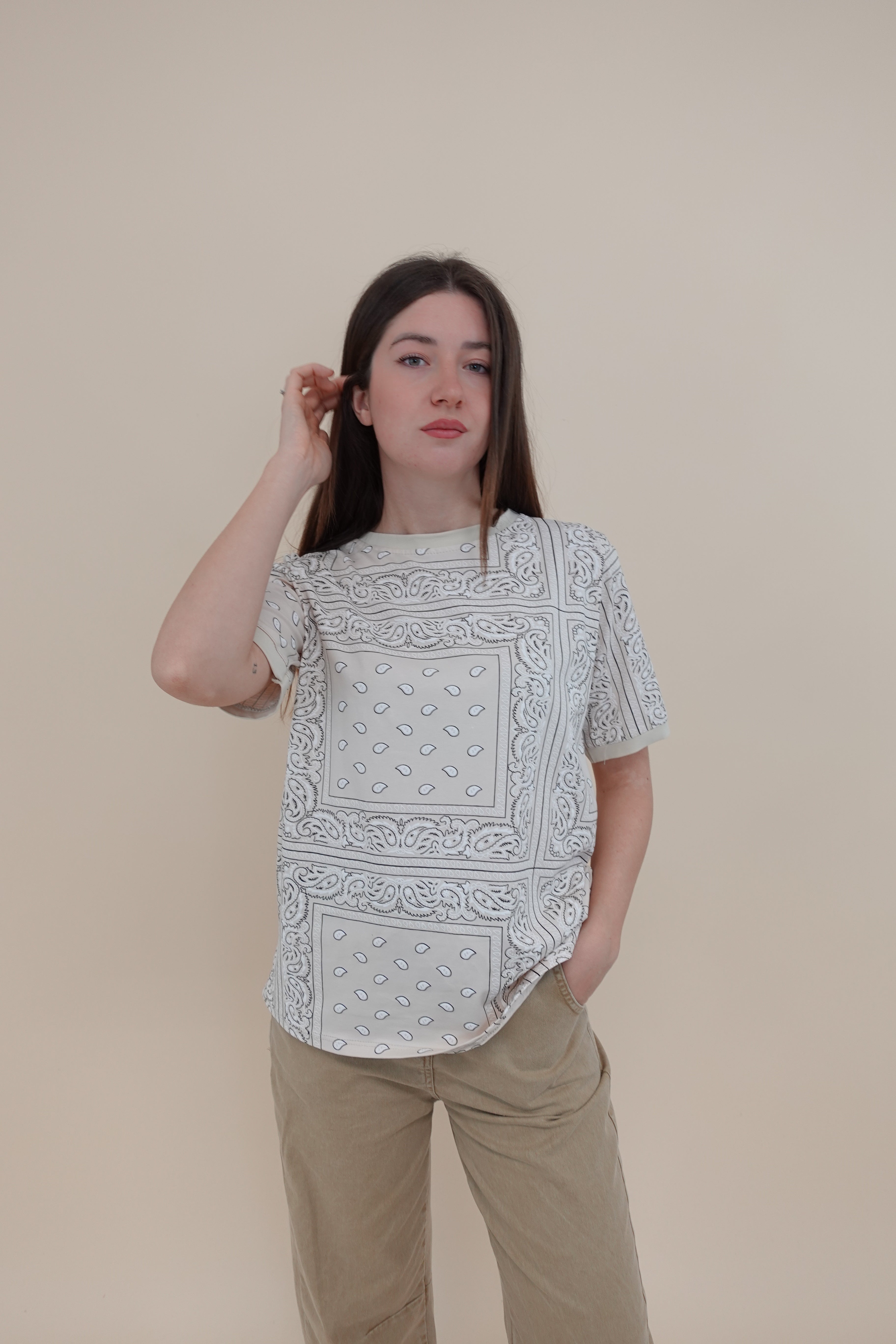 T-shirt Bandana Beige