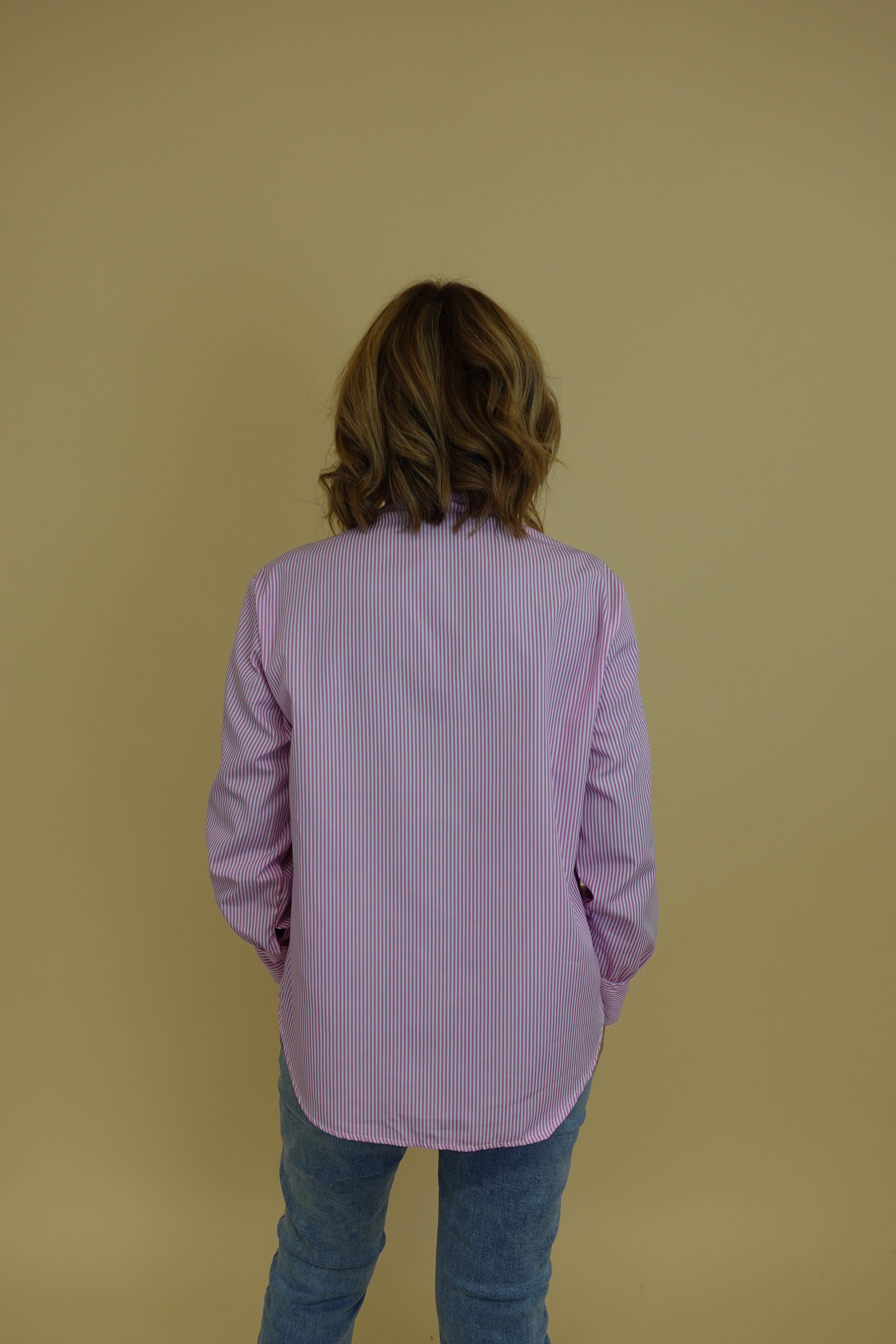 Camicia merletto rosa