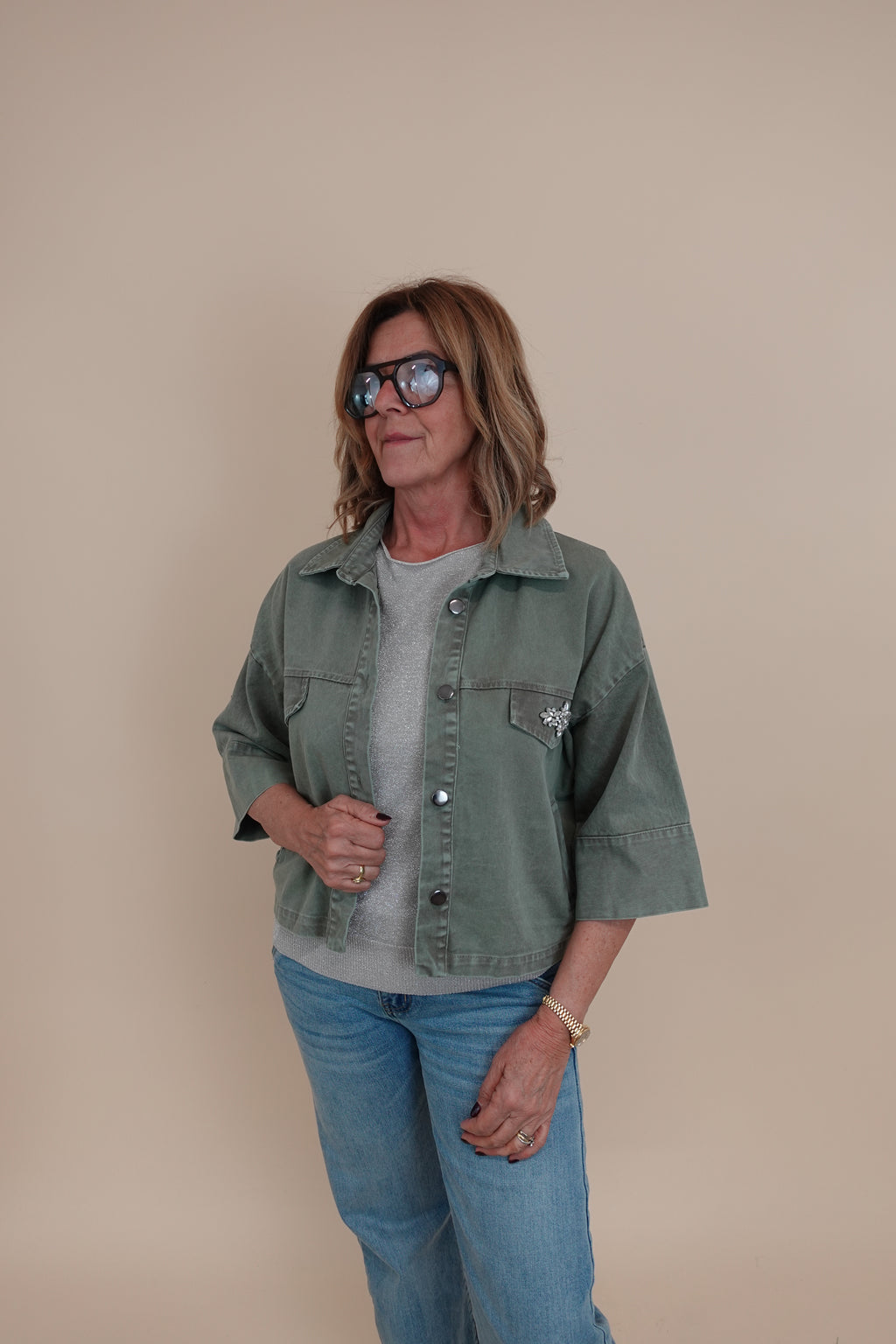 Giacca Shine Verde
