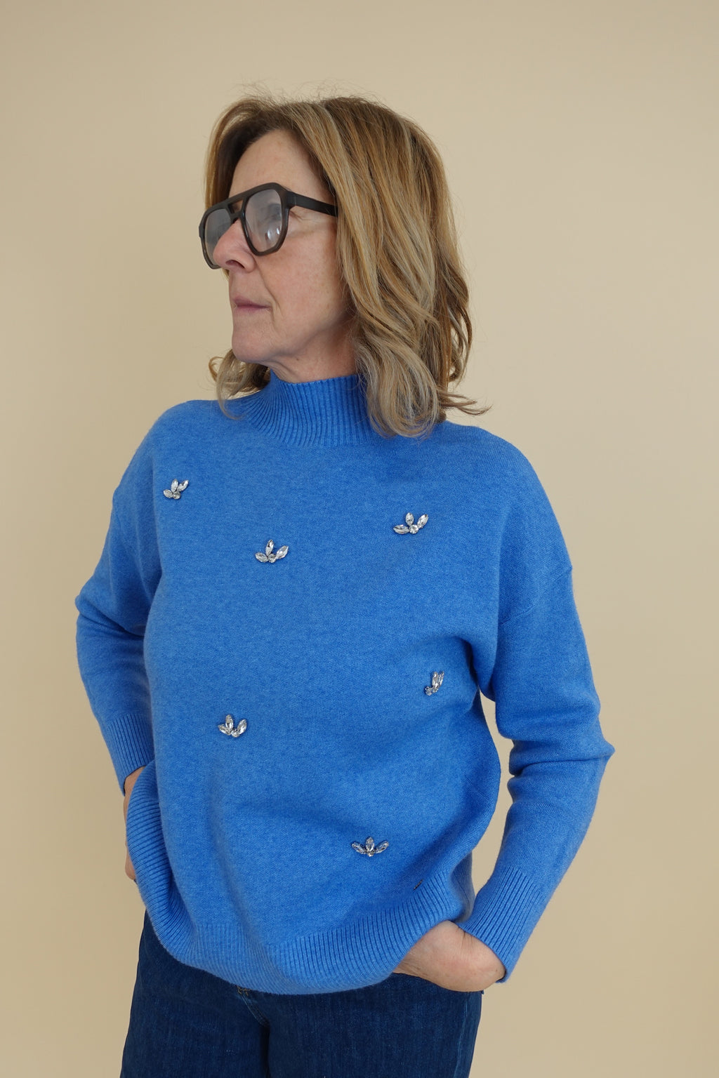 Maglione Glam Azzurro