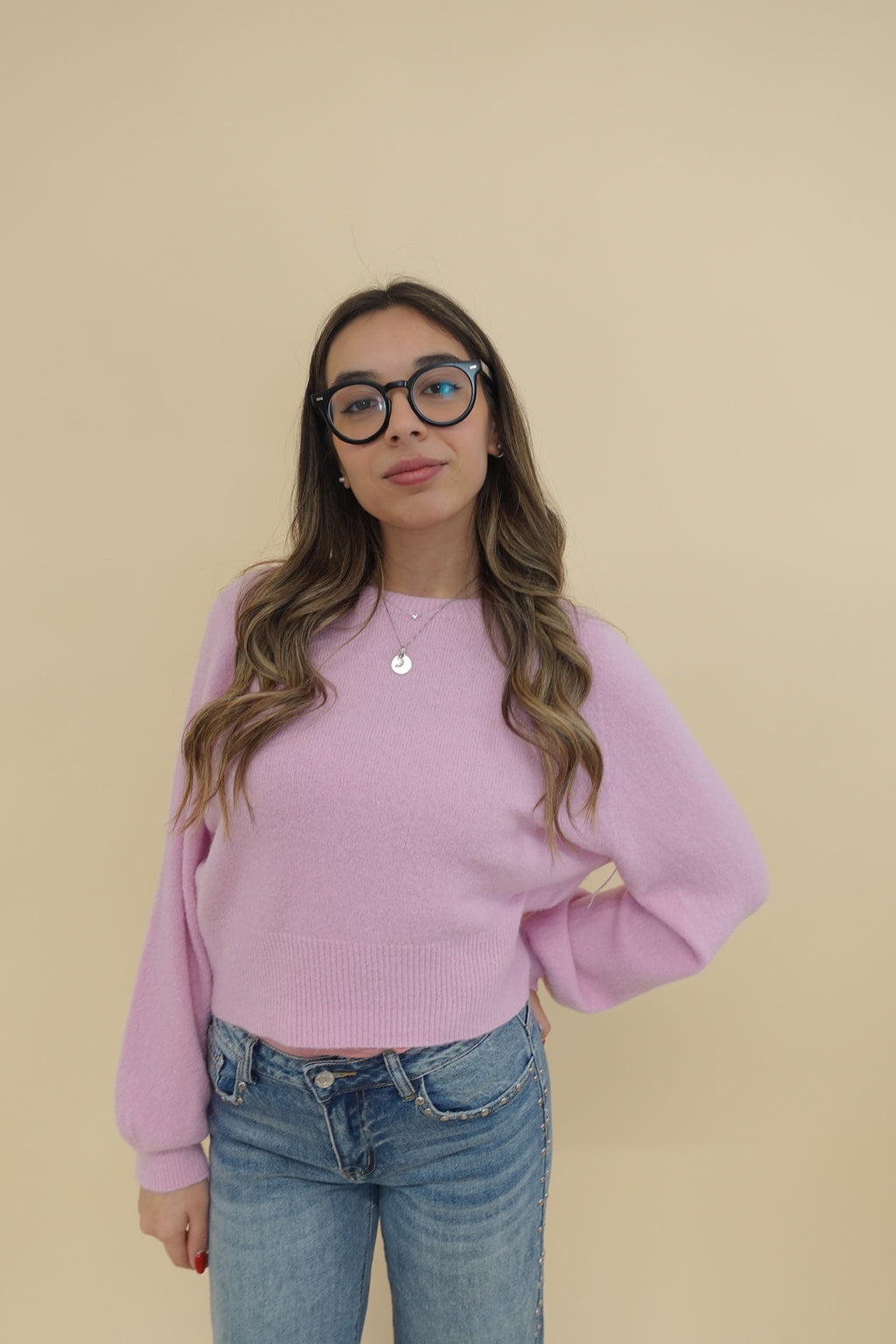 Maglione Vanessa Rosa