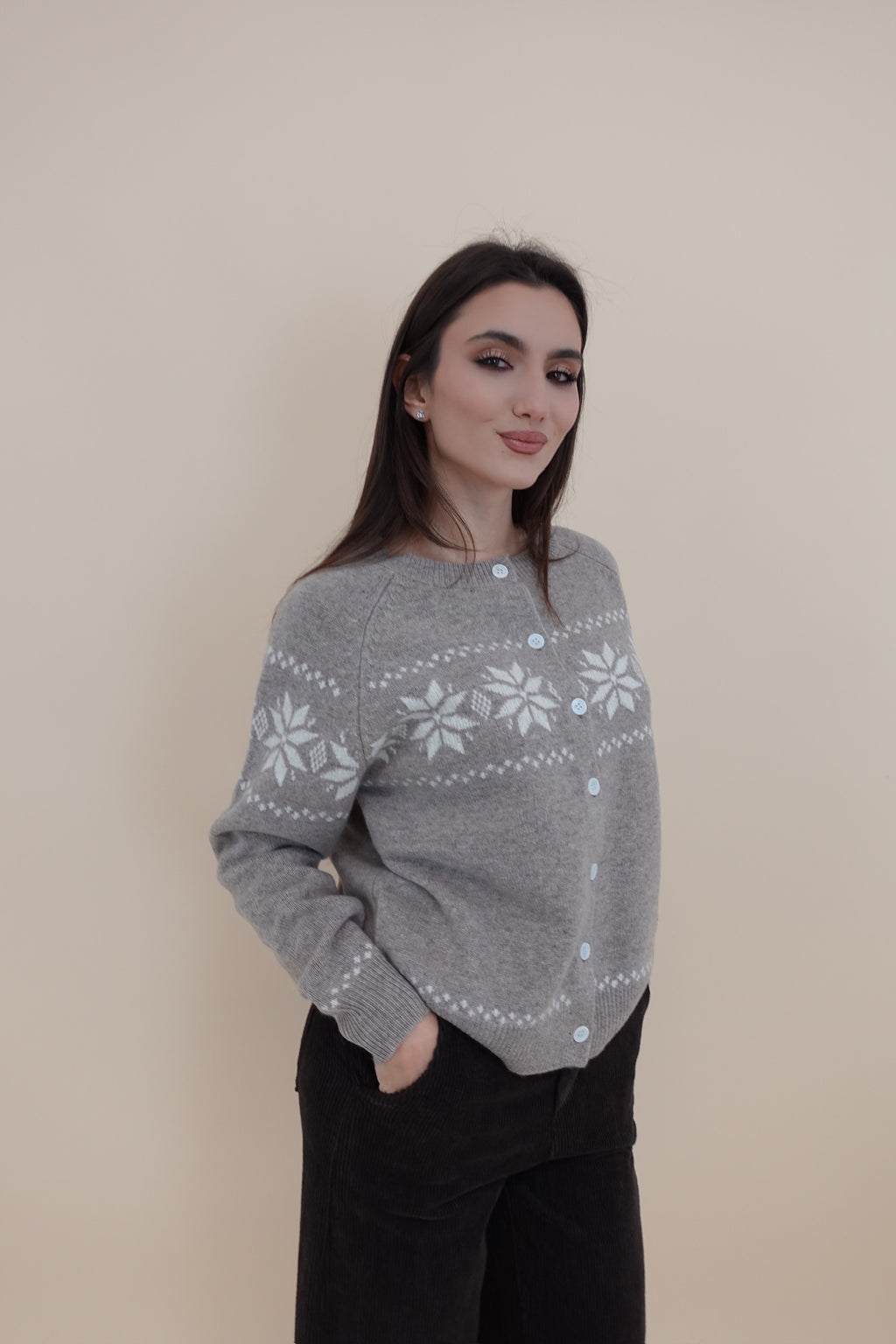 Maglione Cortina Dark Beige