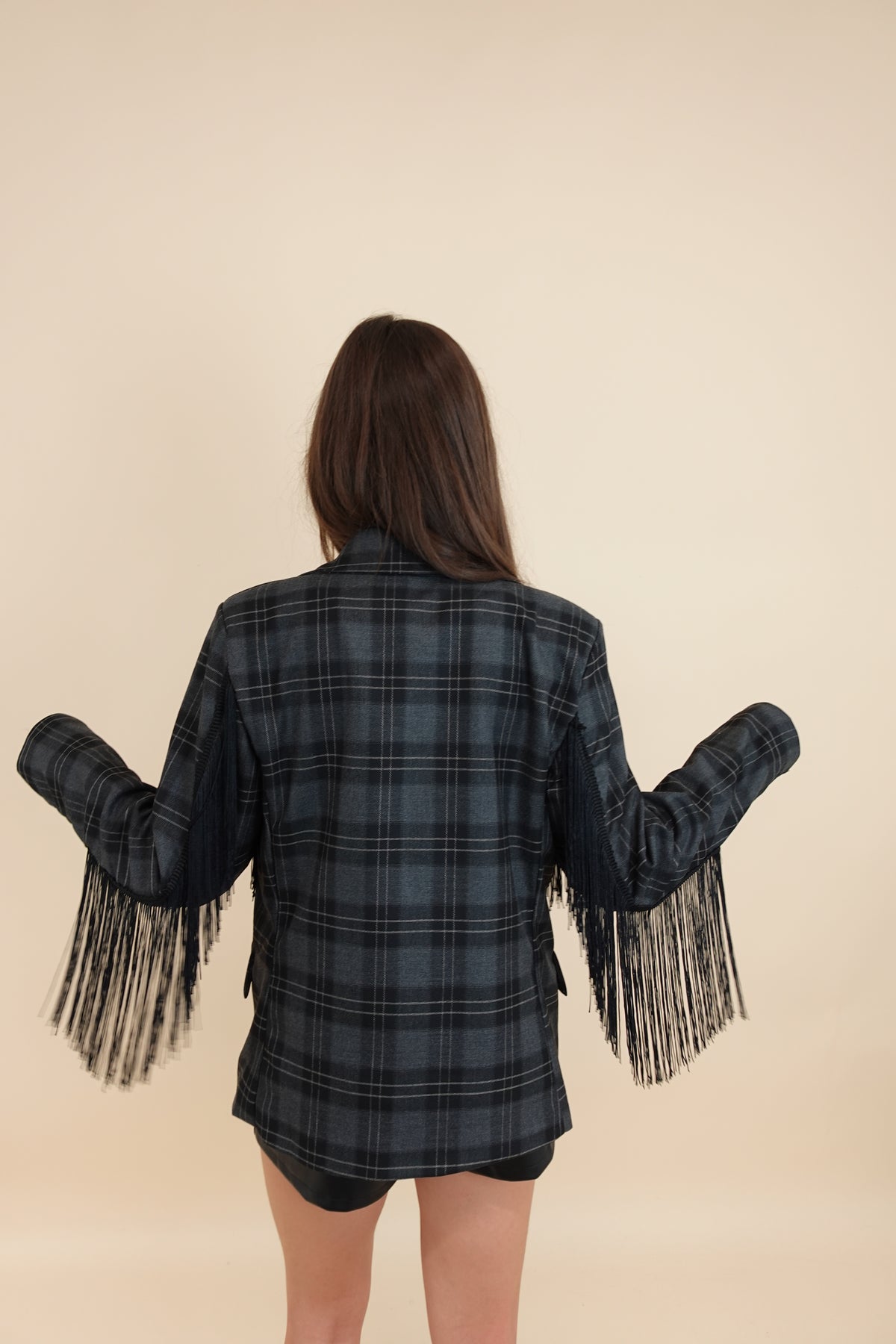 Giacca Frange Black
