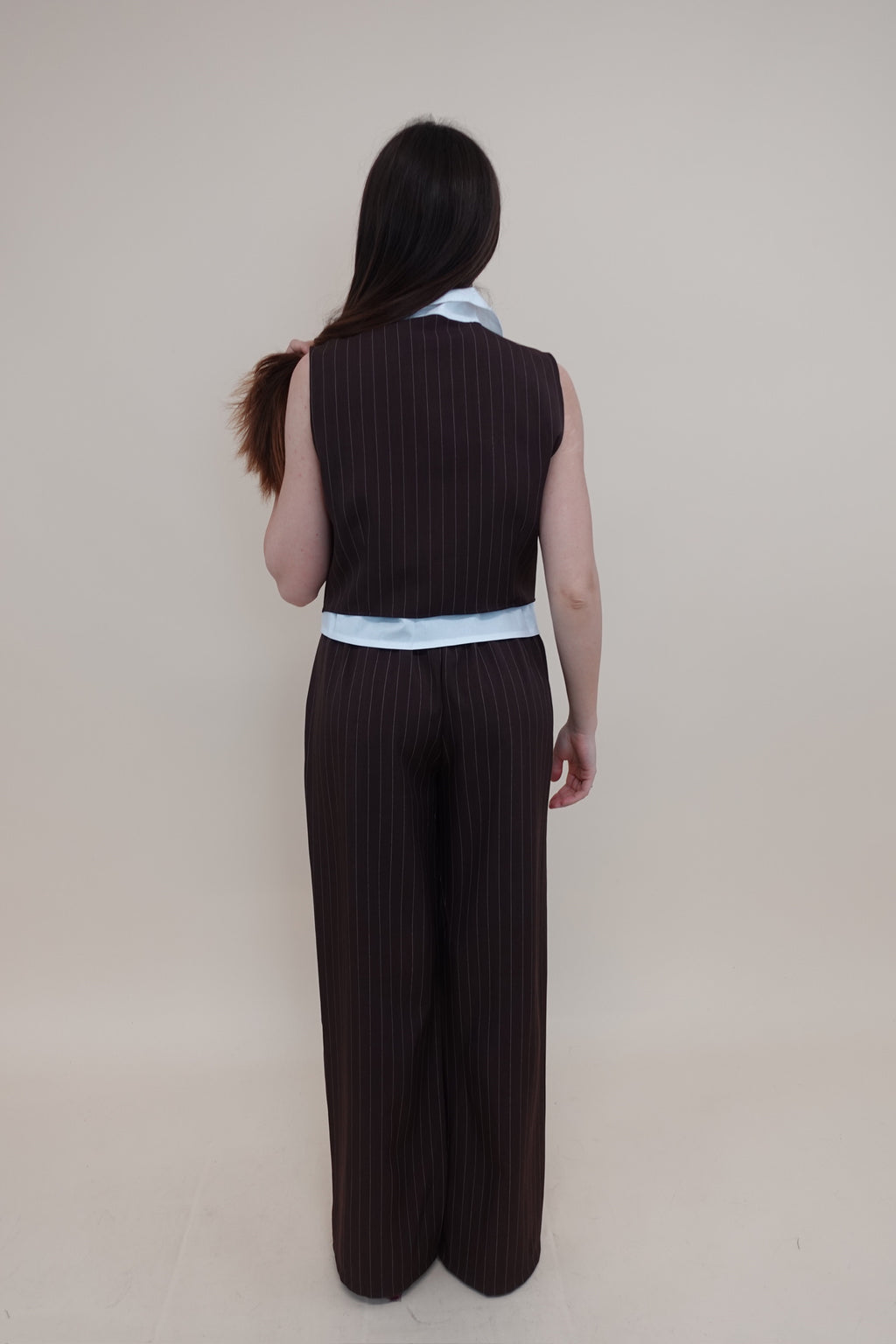 Pantalone Line Marrone
