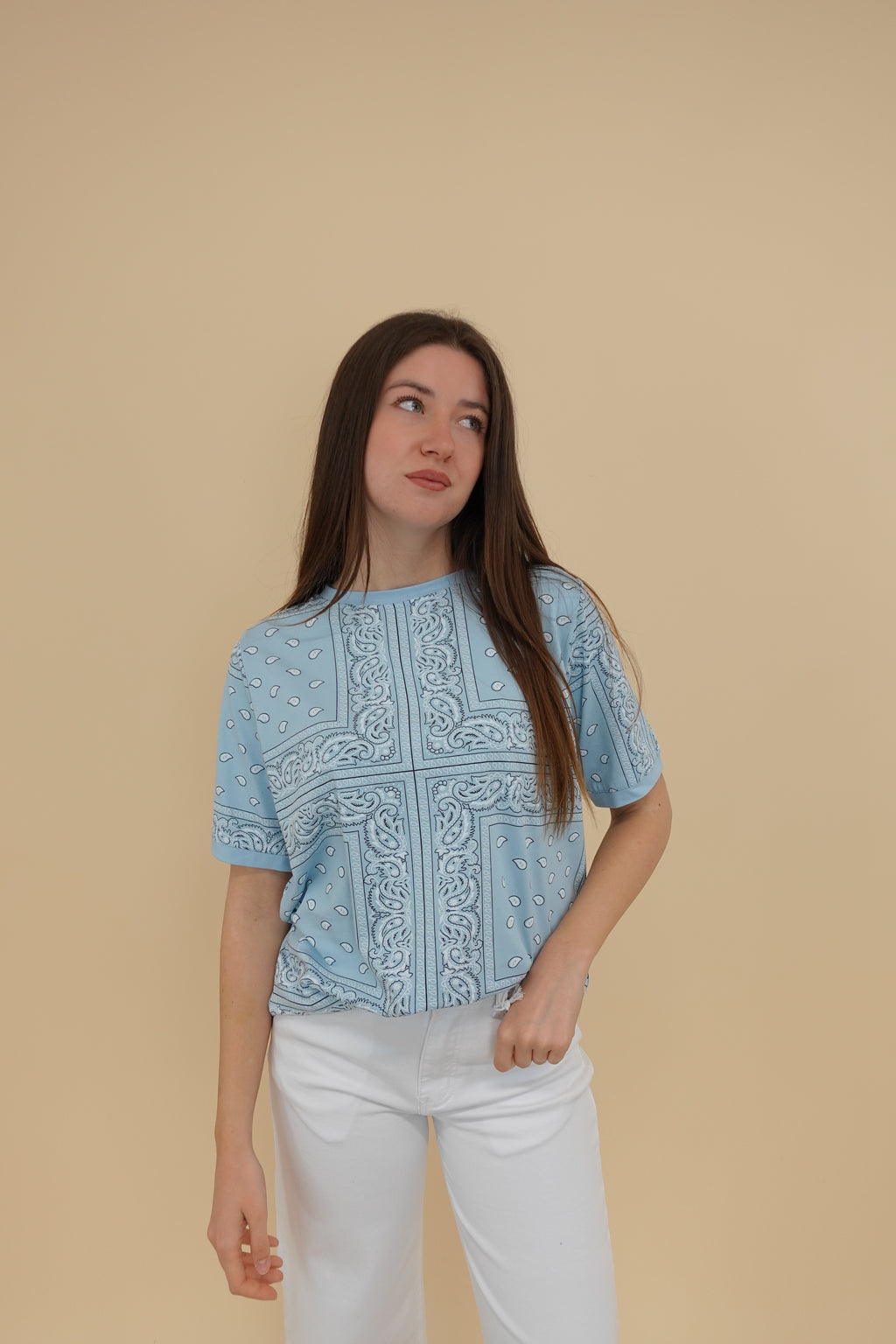 T-shirt Bandana Azzurra