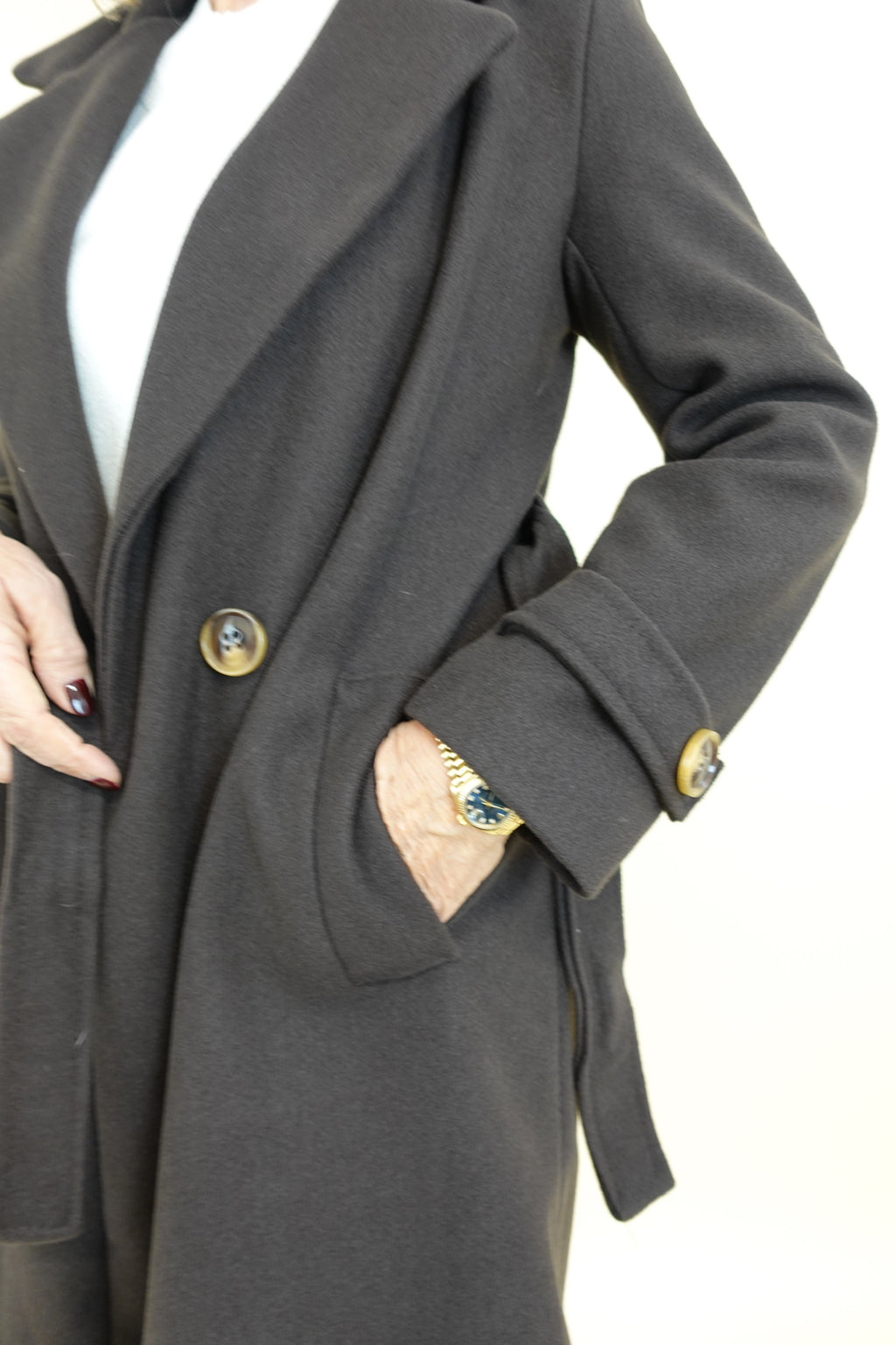 Cappotto Winter Shorts Marrone