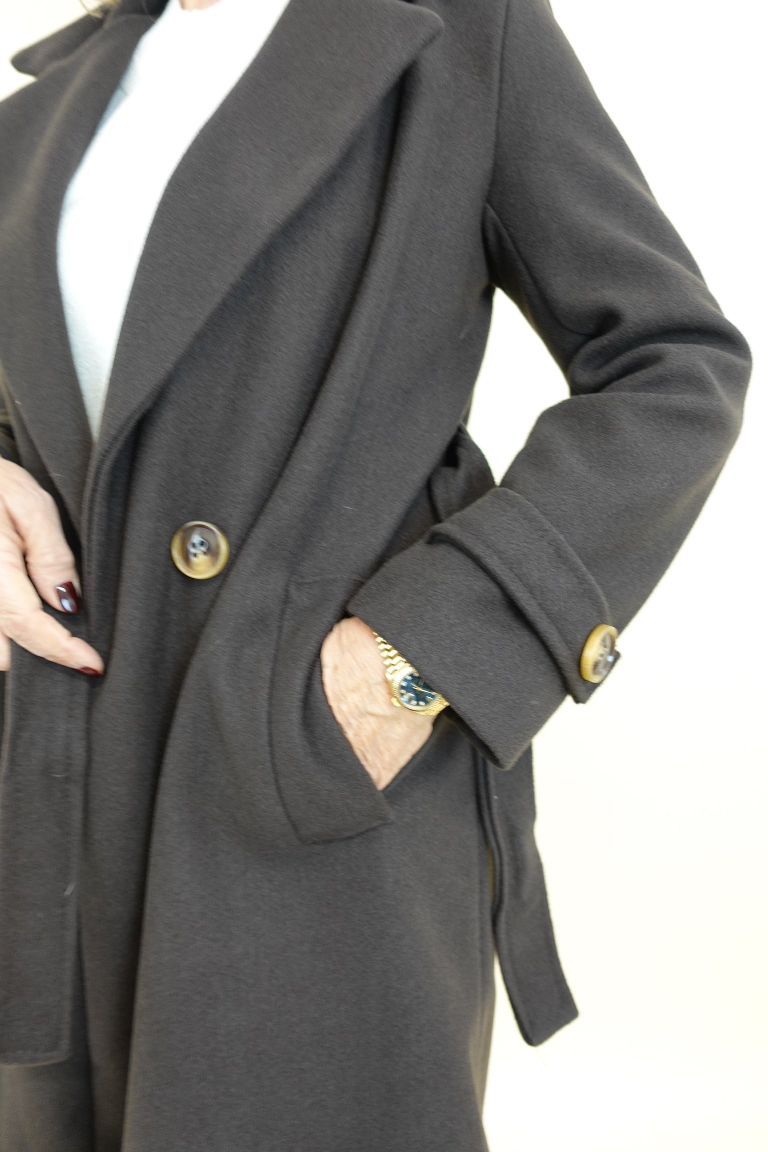 Cappotto Winter Shorts Marrone