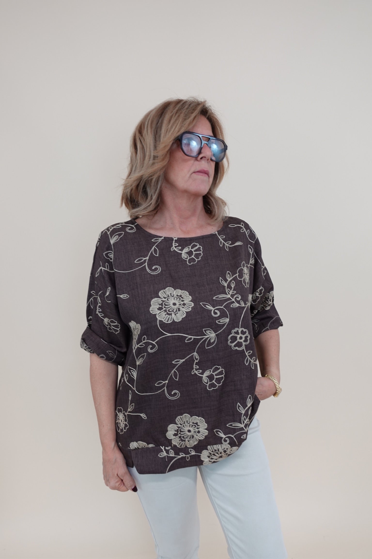 Maglia Roberta Big Marrone