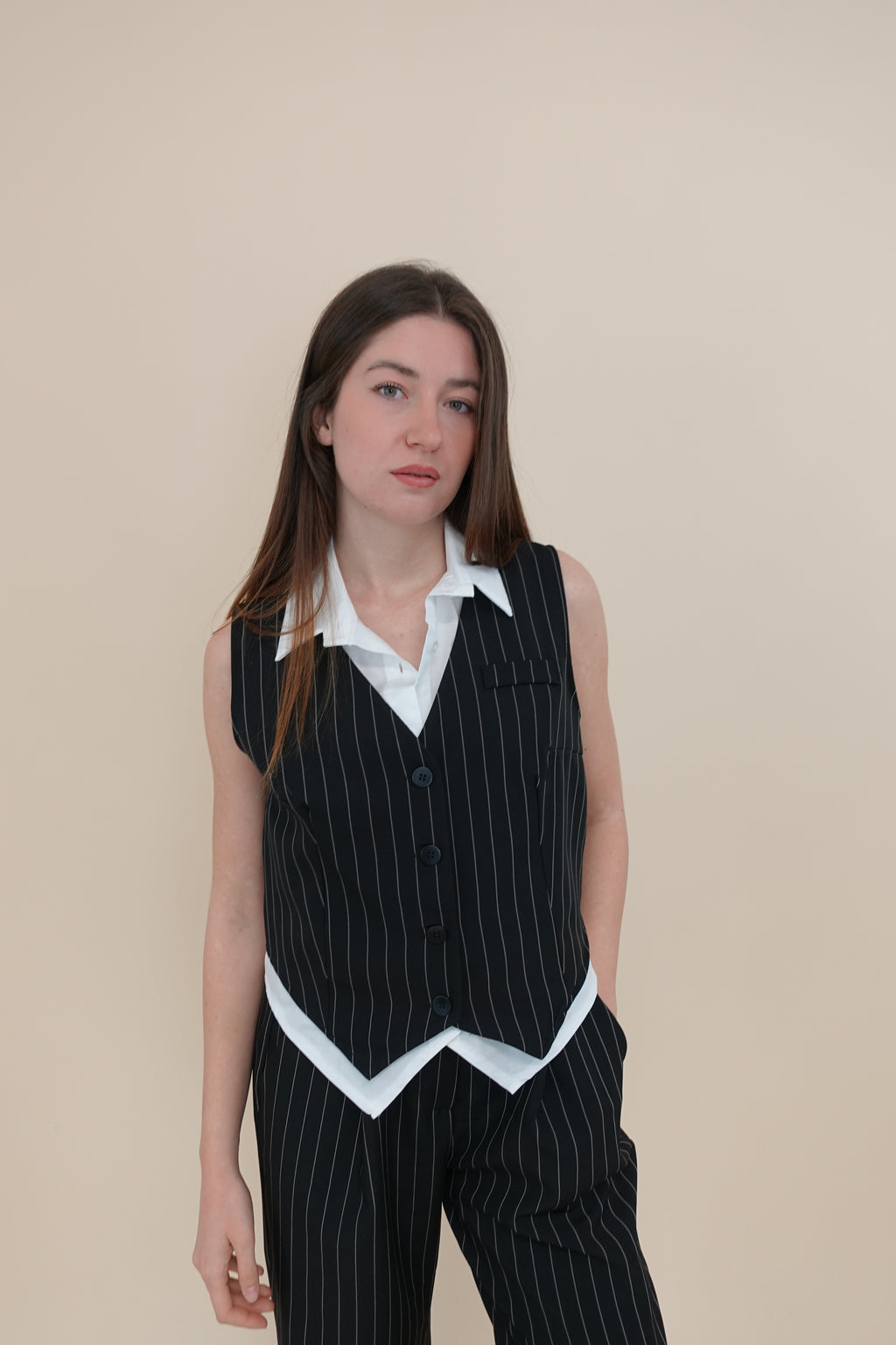 Gilet Line Nero