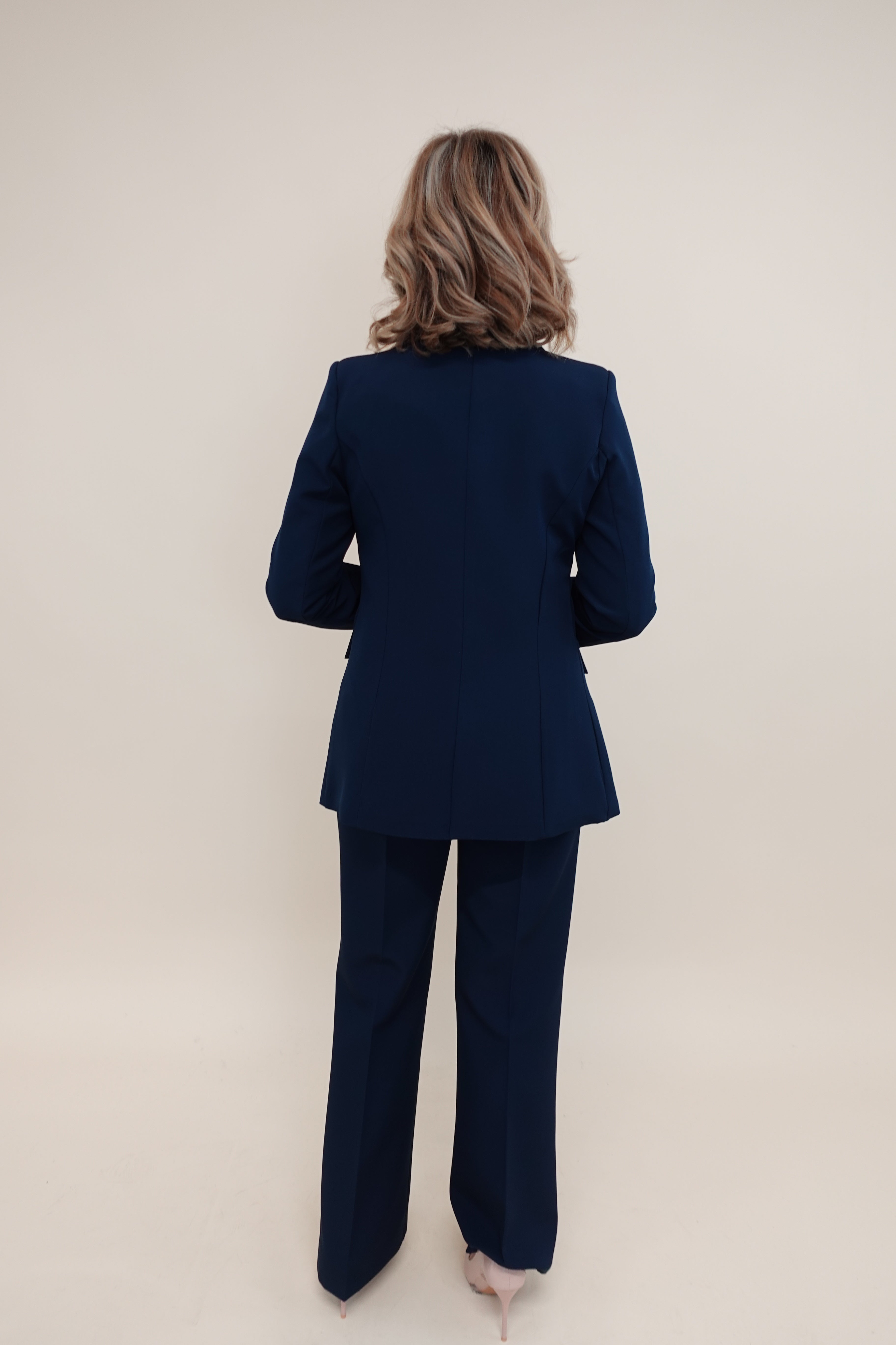 Pantalone cerimonia blu