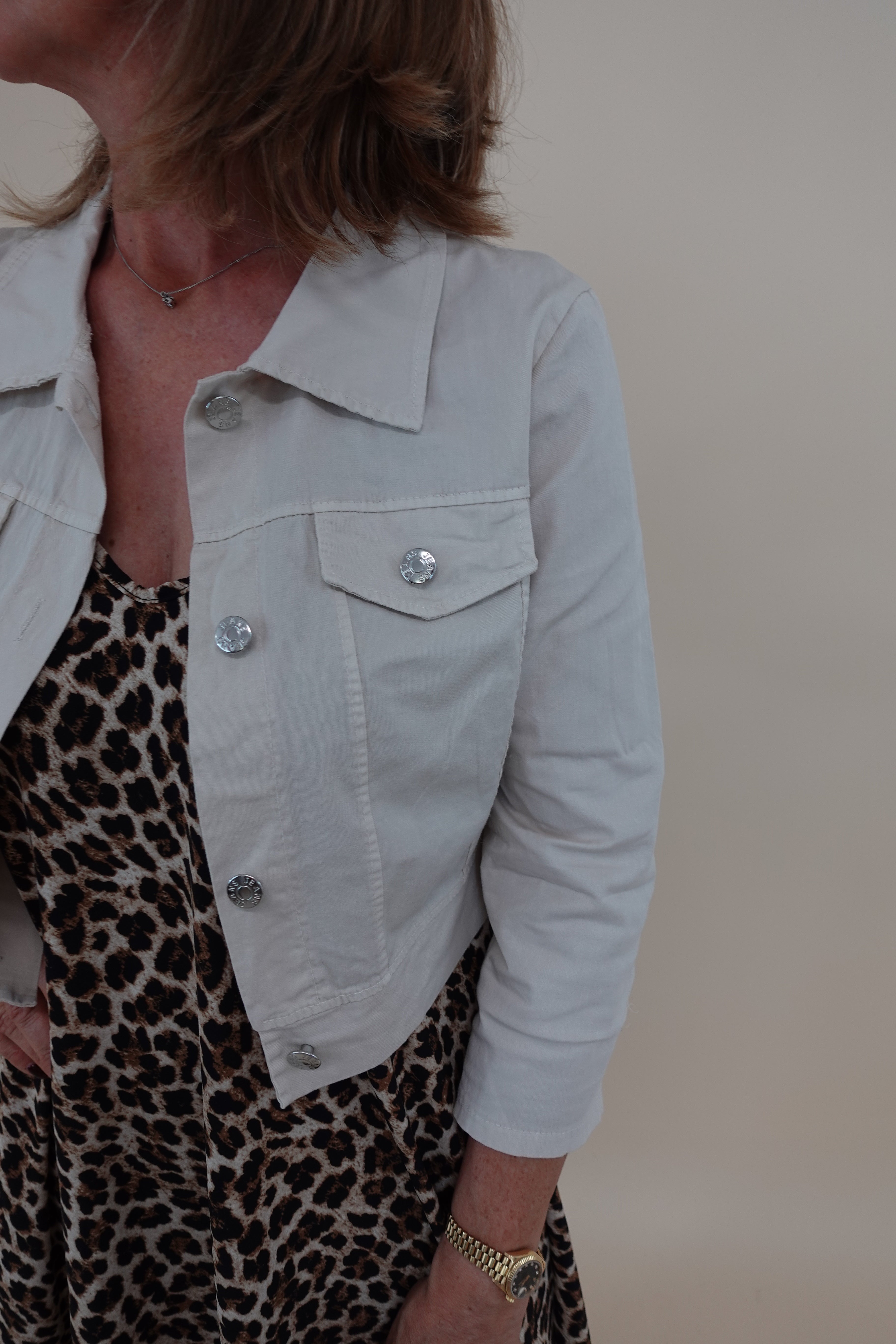 Giacca Crop Beige