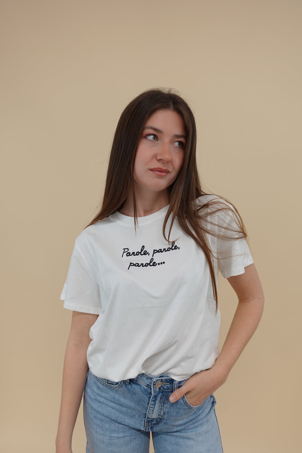 T-shirt Parole Nera
