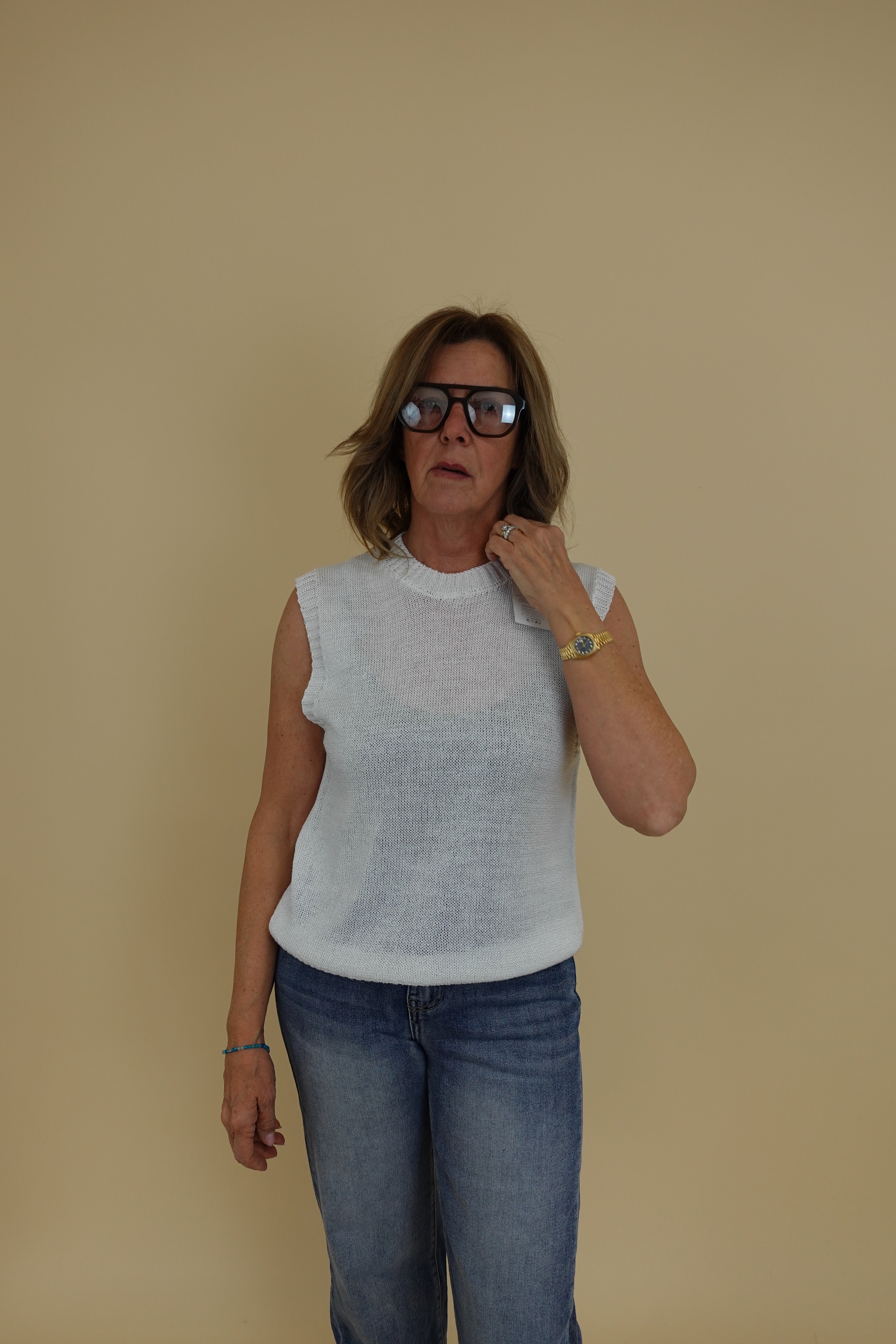 Gilet Alessia Bianco