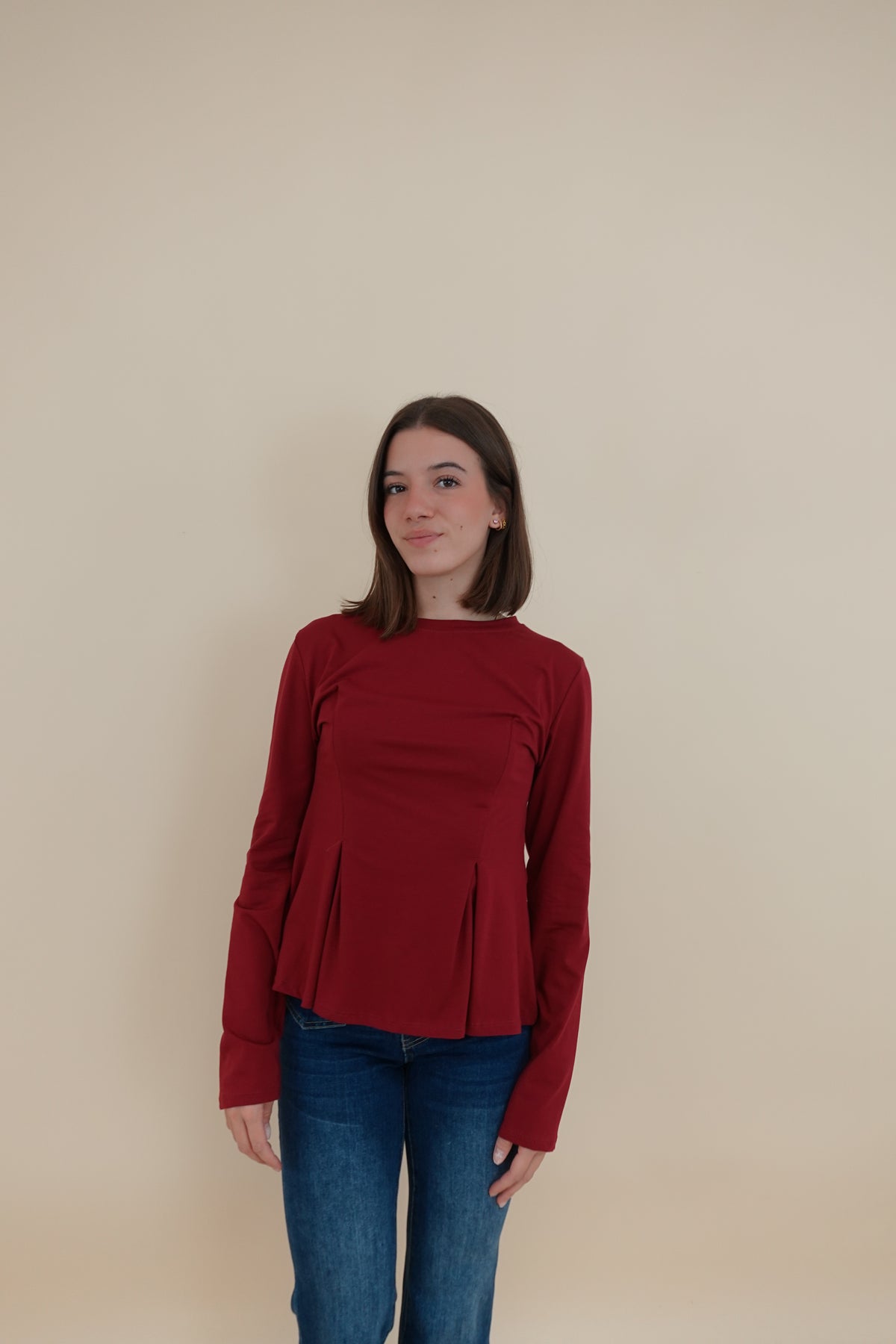 Maglia Ballerina Bordeaux