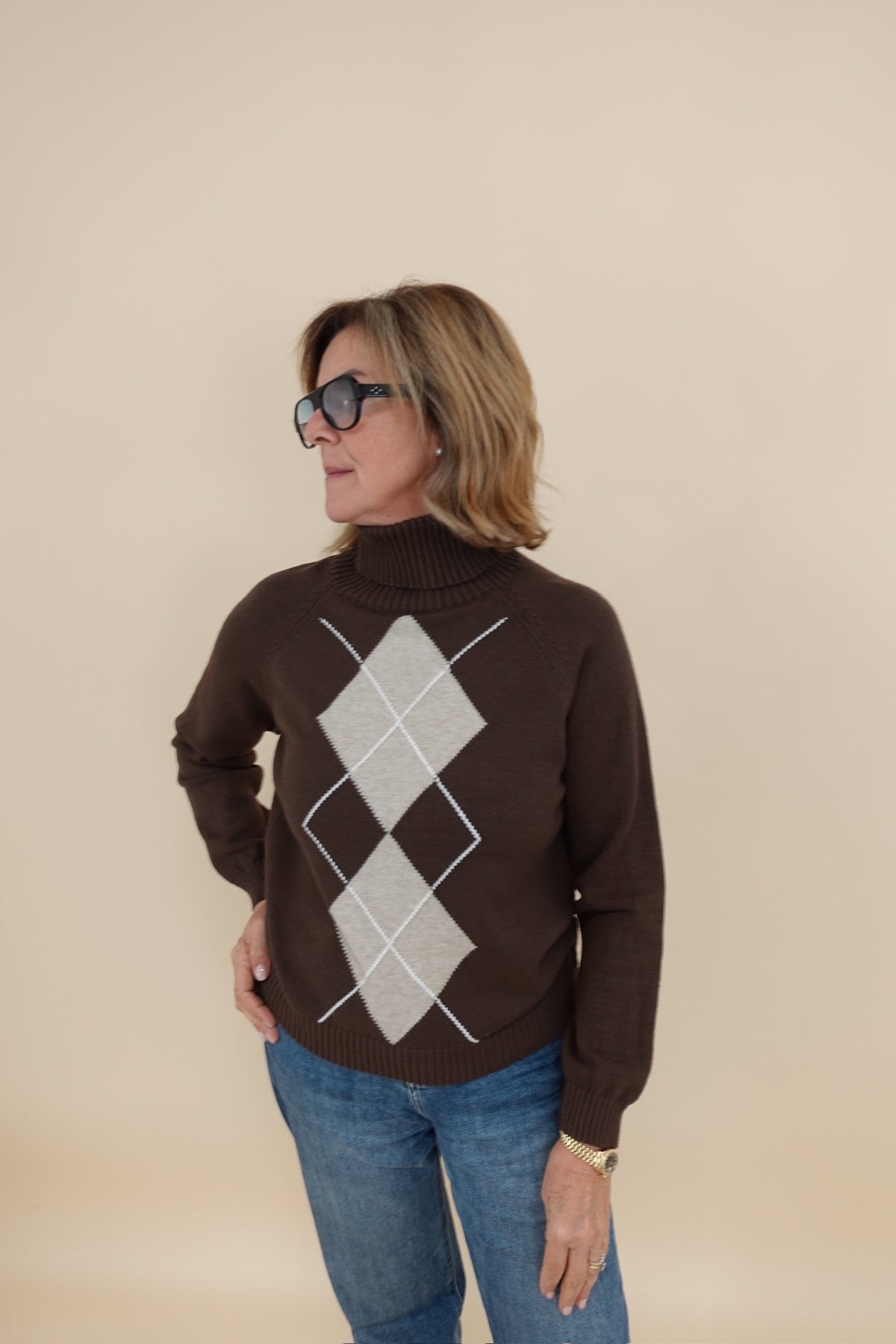 Dolcevita Rombi Marrone