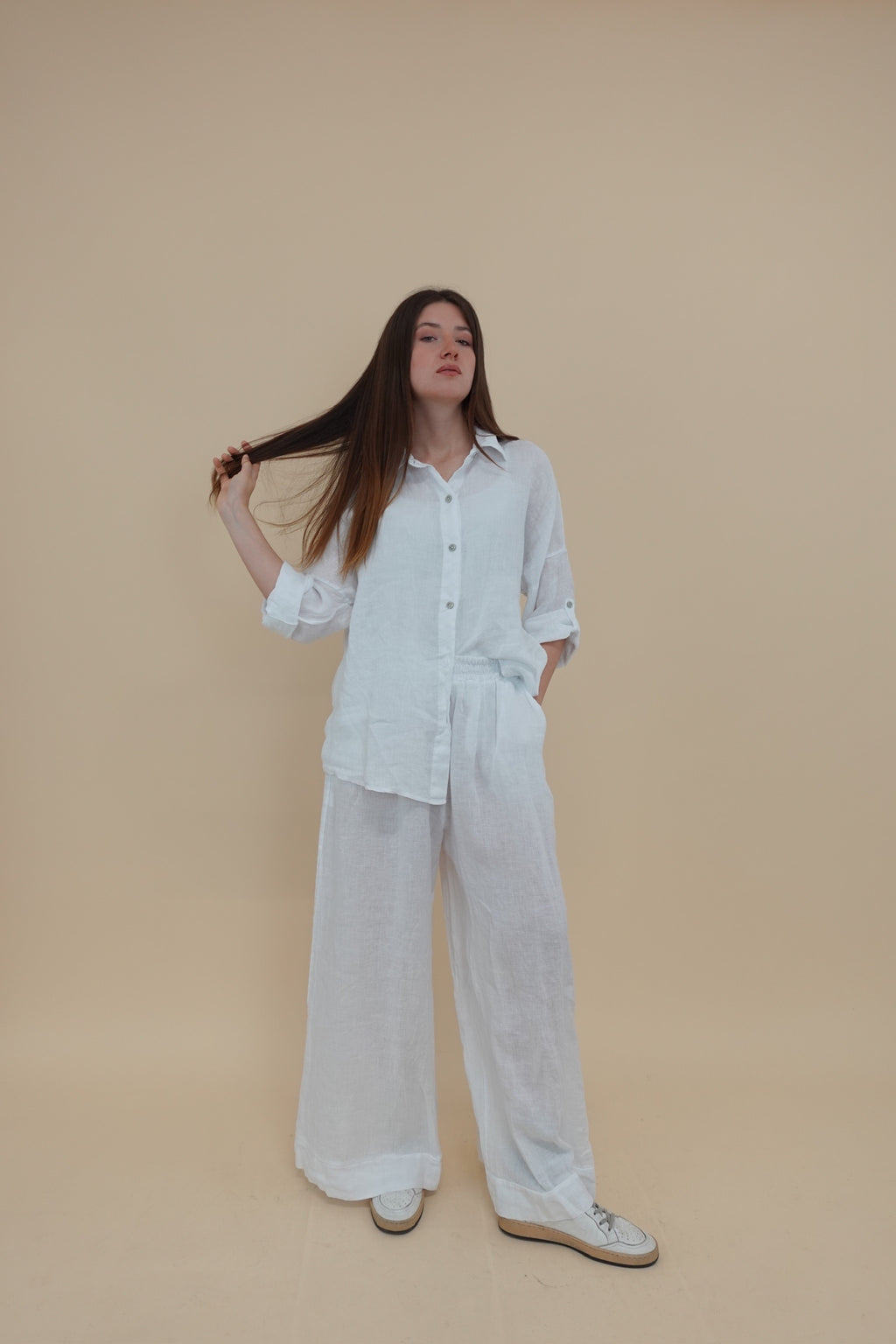 Pantalone Grecia Bianco