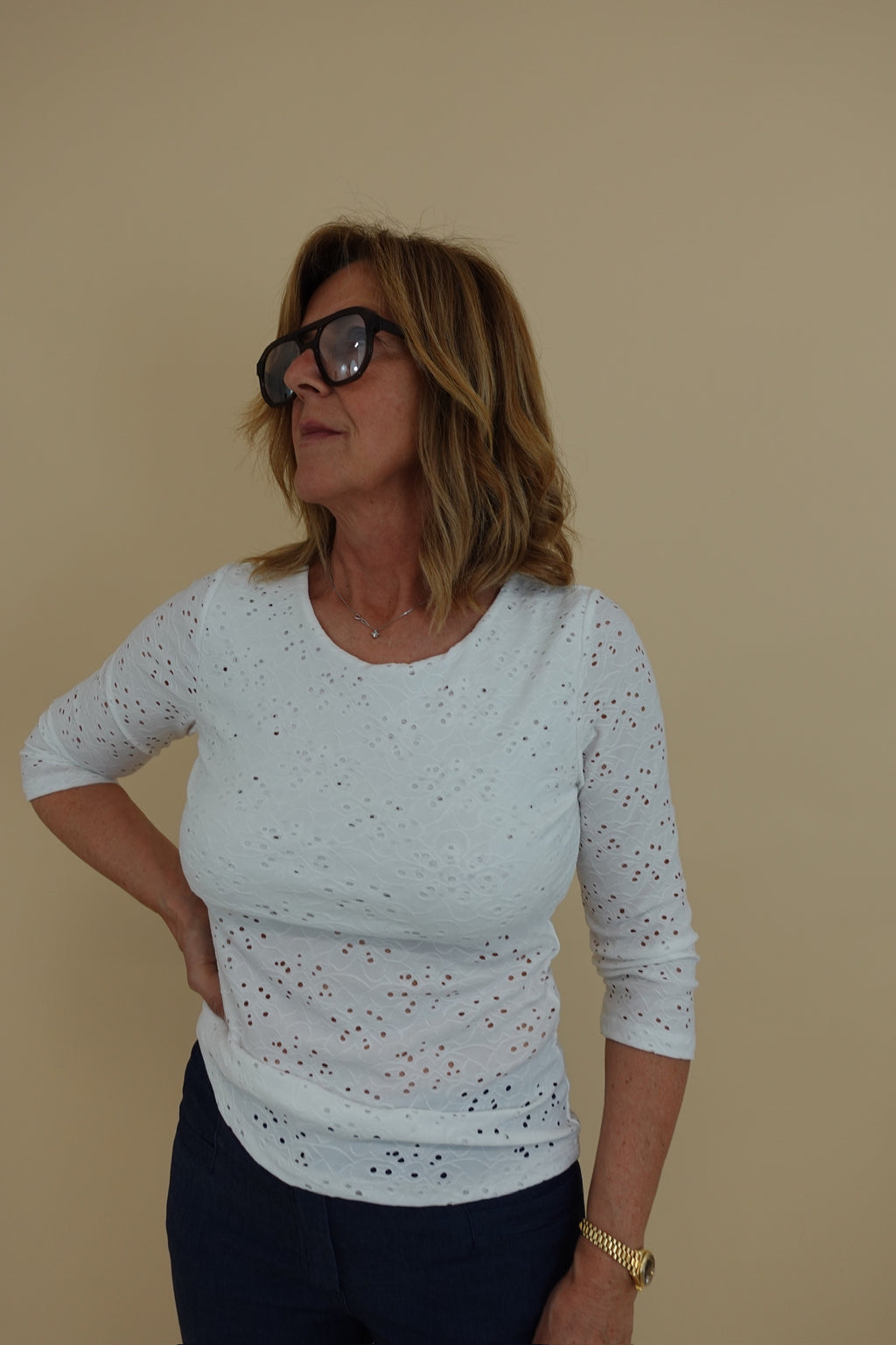 Maglia Elisabetta Bianca