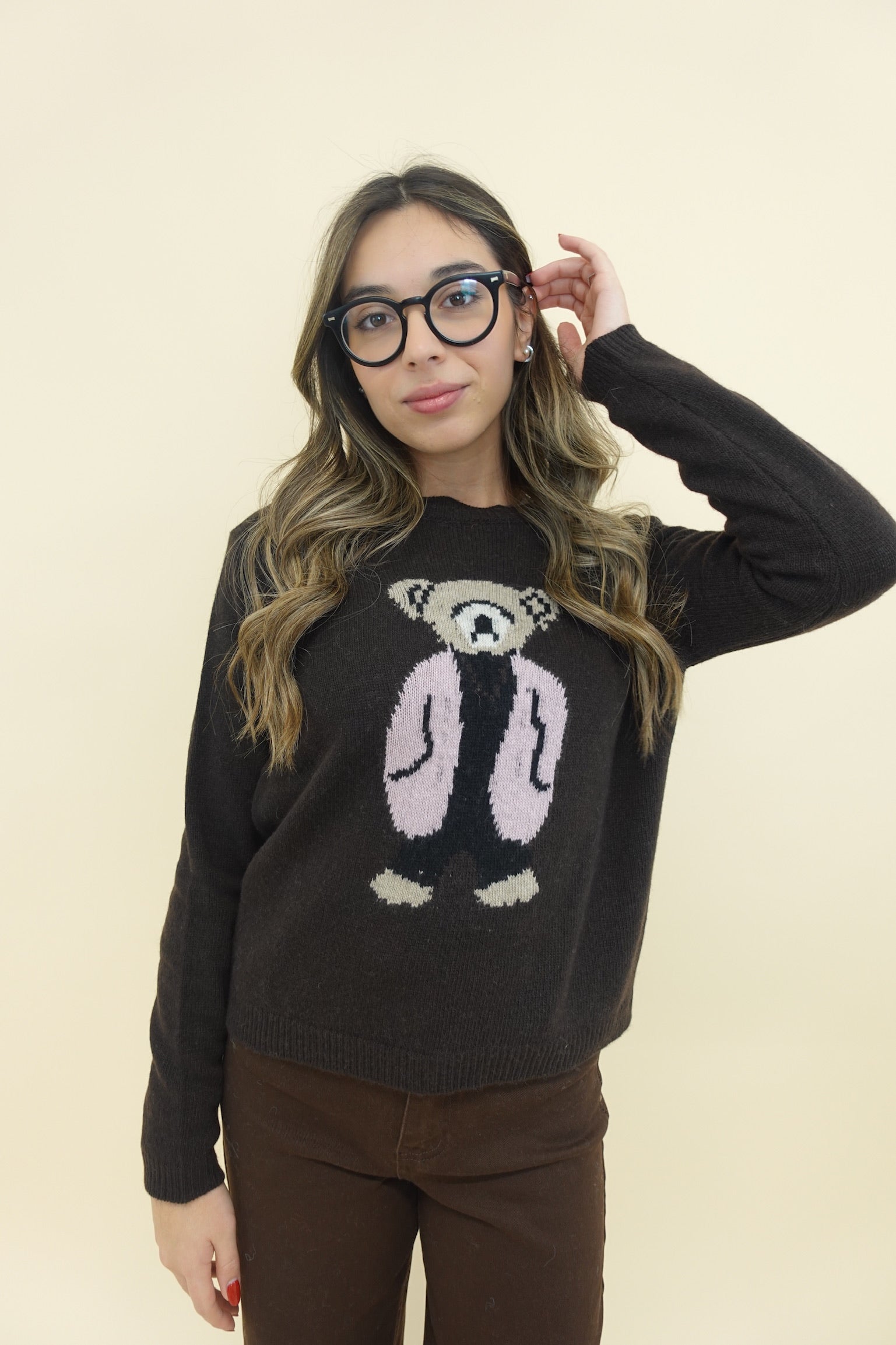 Maglione Blend Marrone