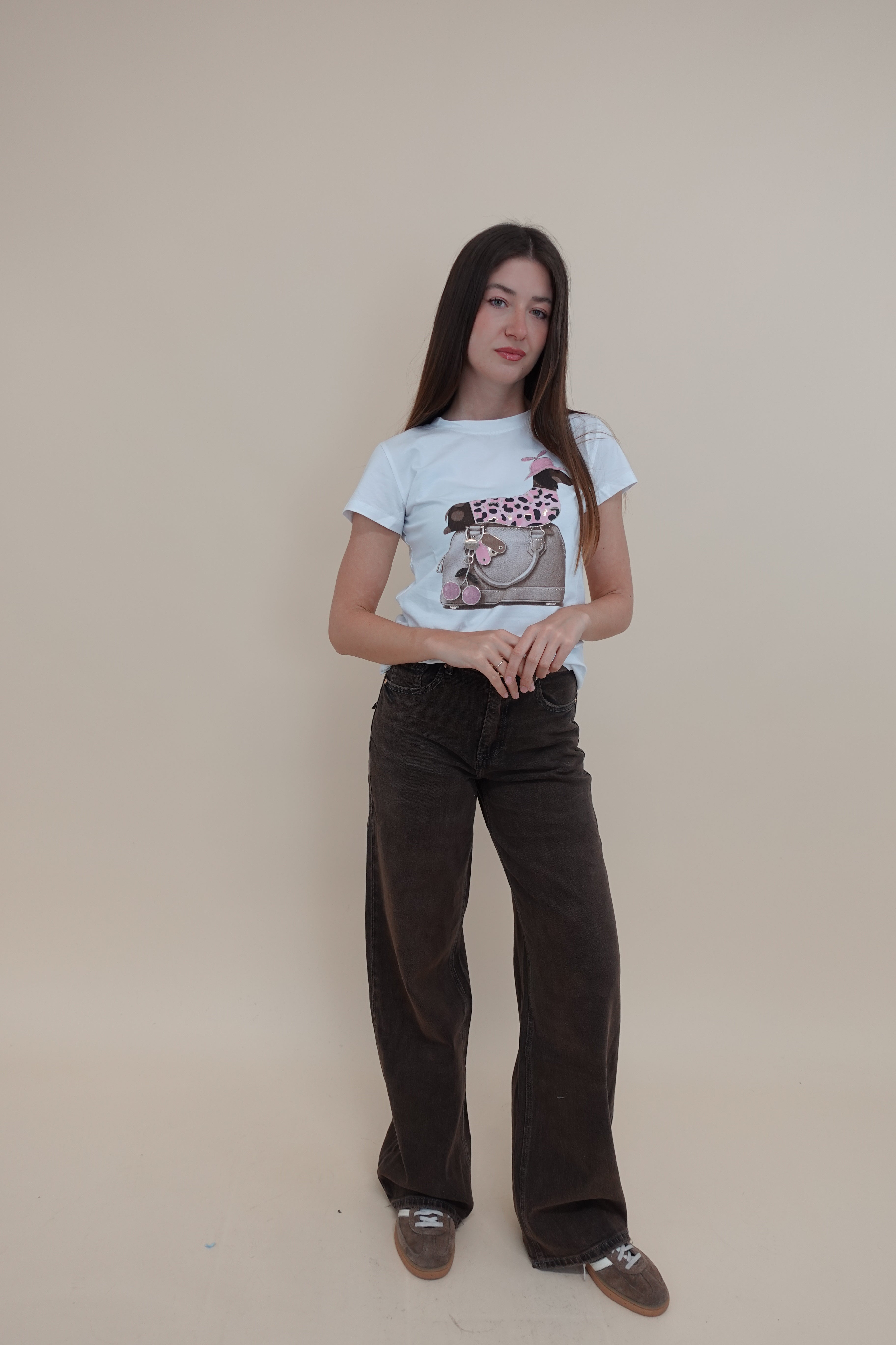 T-shirt Cappello Rosa