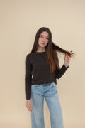Maglia Basic Marrone