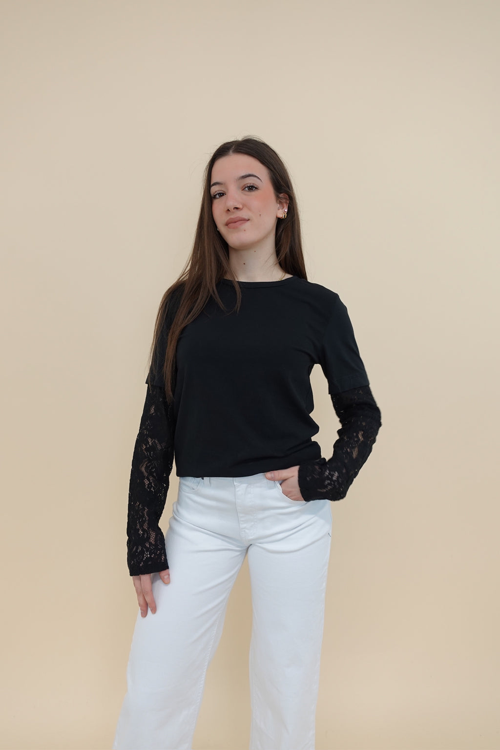 Maglia Pizzo New Nero