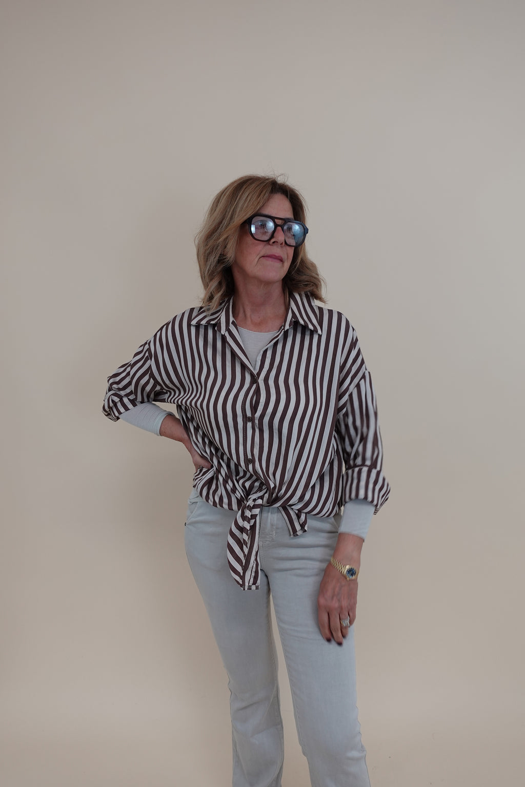 Camicia Over Beige