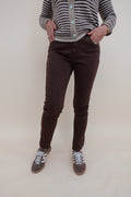 Jeans Skinny Marrone ￼