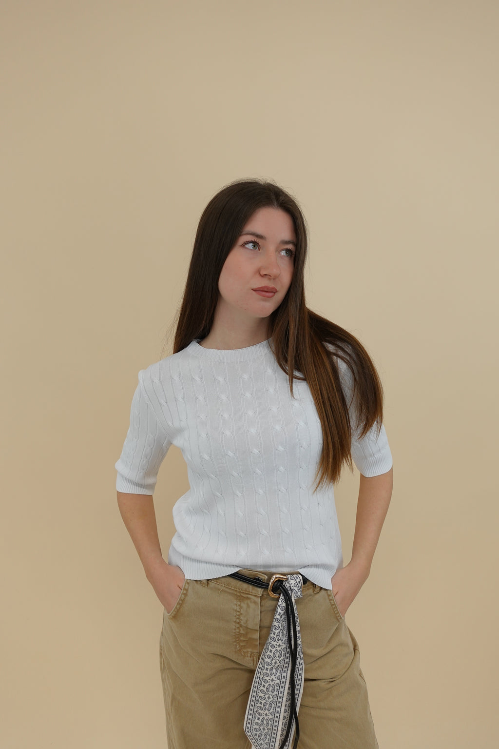 Maglioncino Chiara Panna
