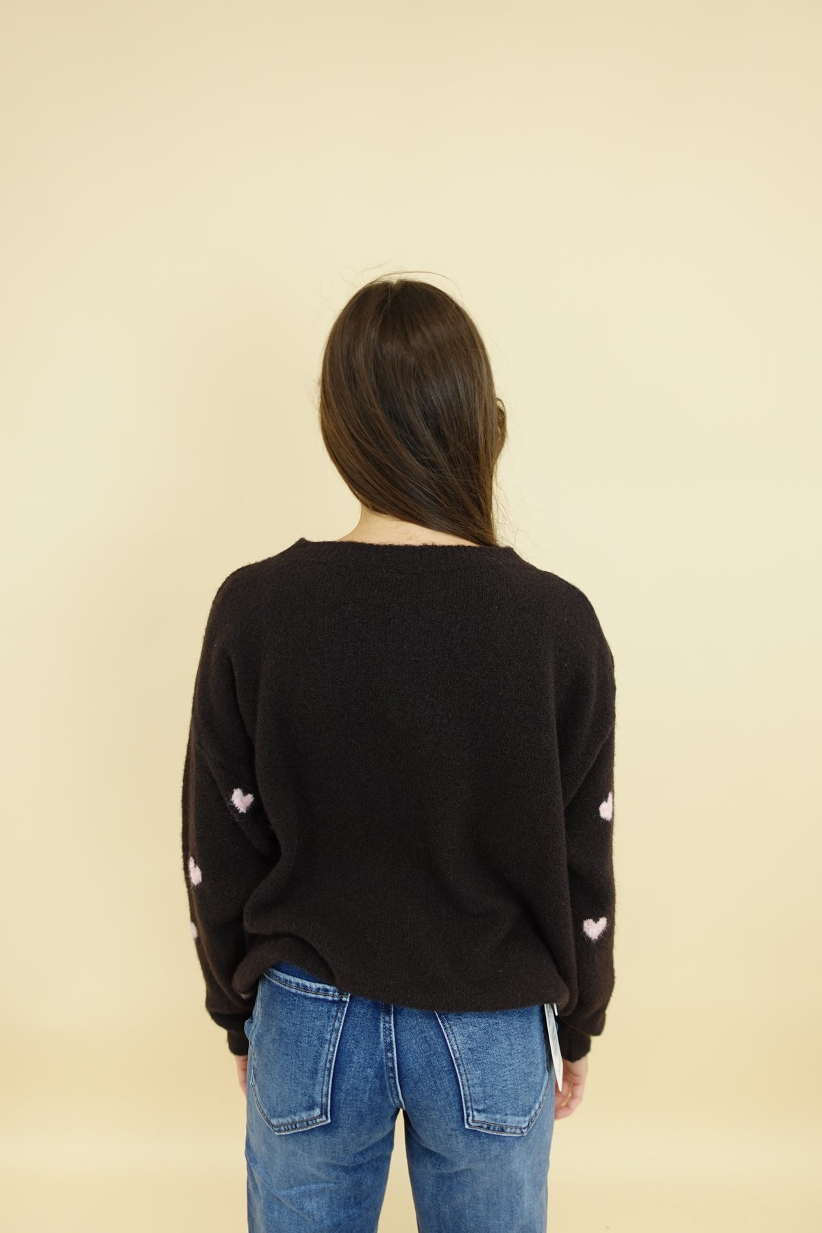 Maglione Heart Marrone