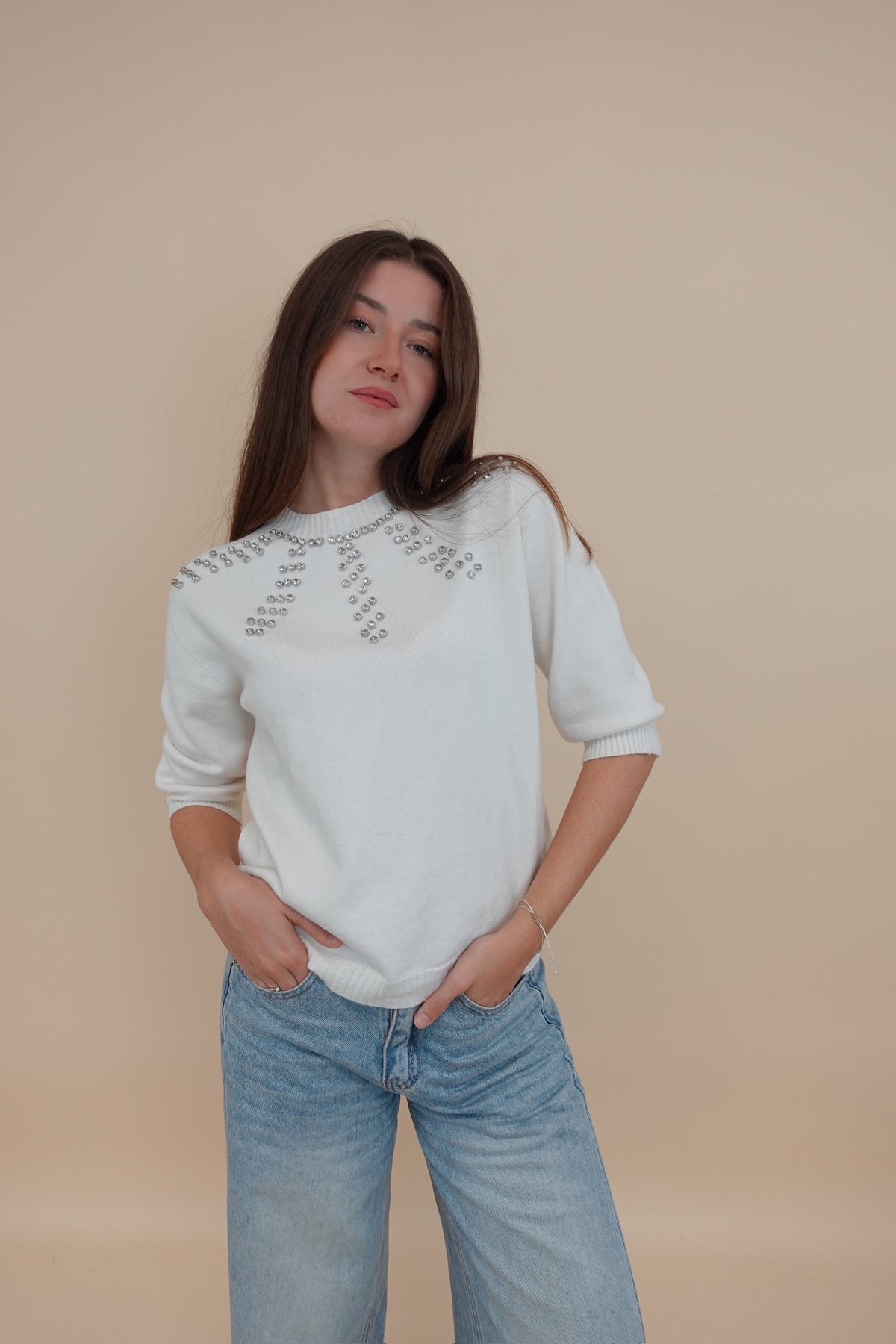 Maglia Sabrina Bianca