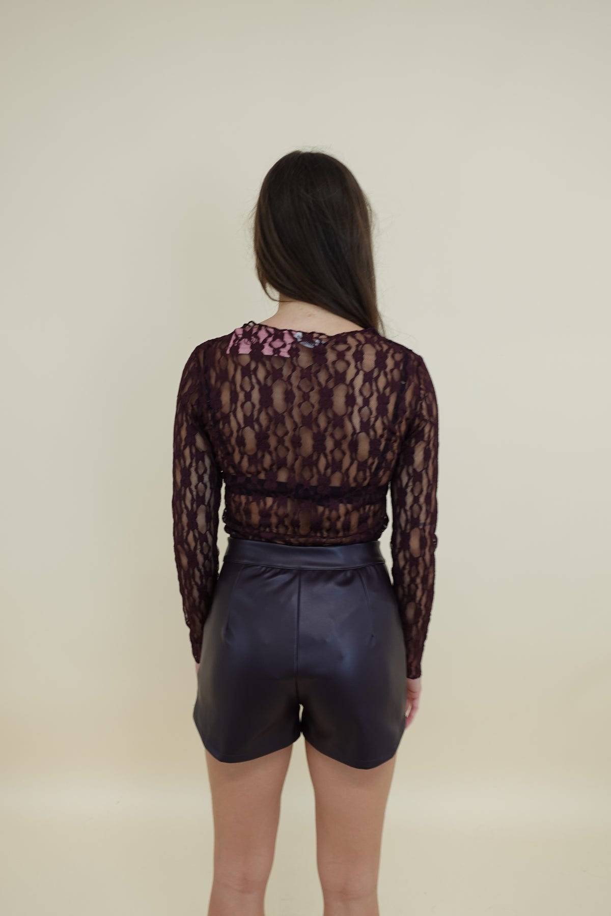 Maglia Pizzo Bordeaux