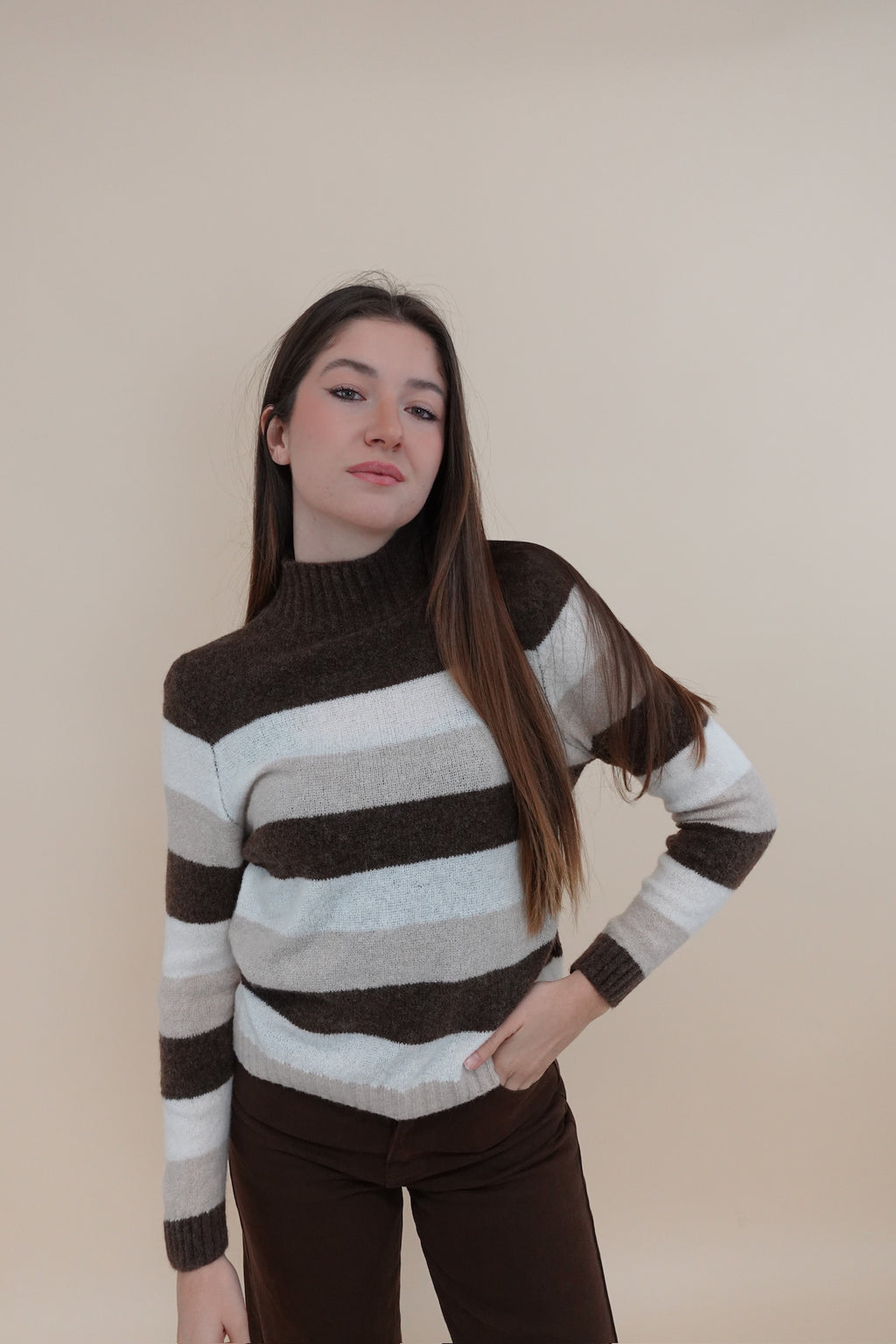 Lupetto Elisa Marrone