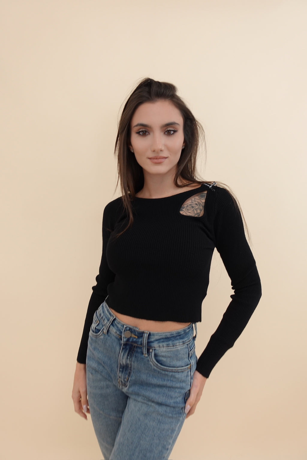 Maglioncino Elisa Nero