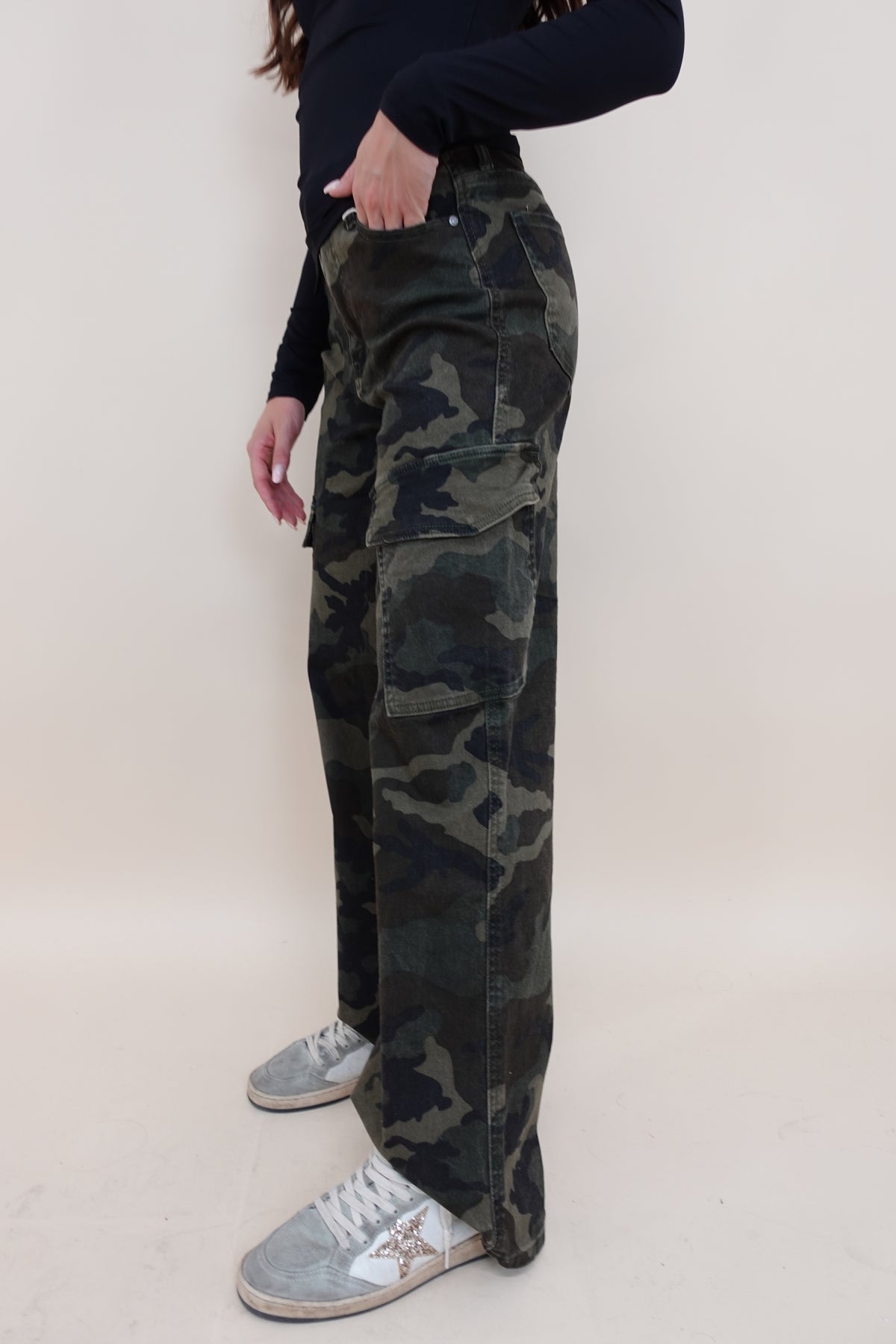 Jeans Militar Palazzo