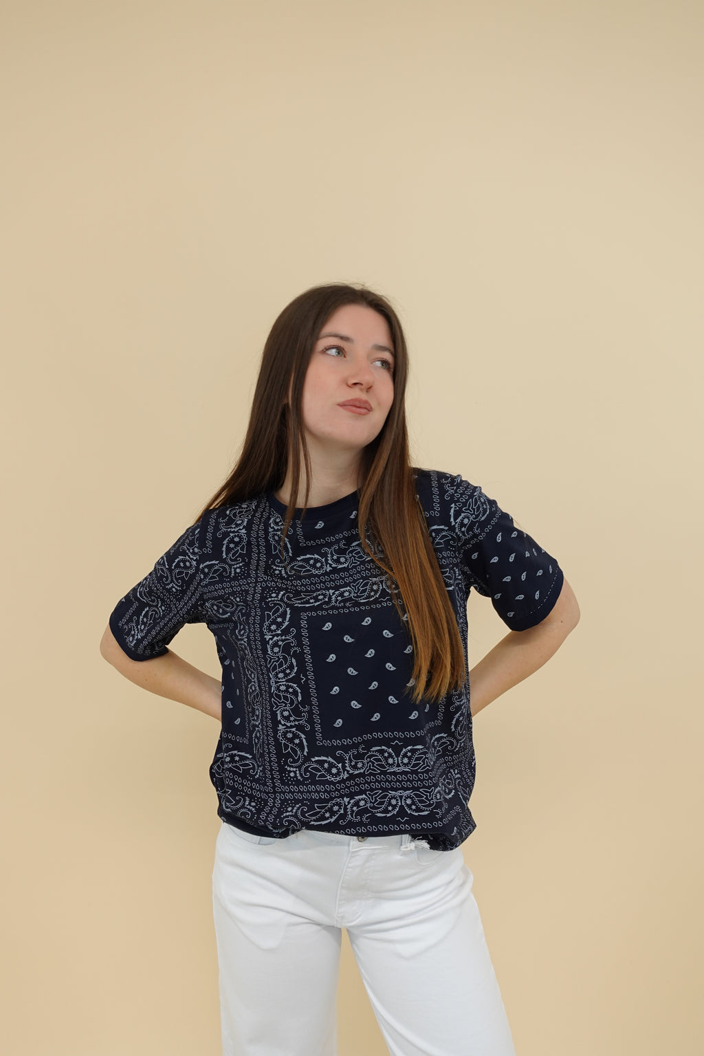 T-shirt Bandana Blu