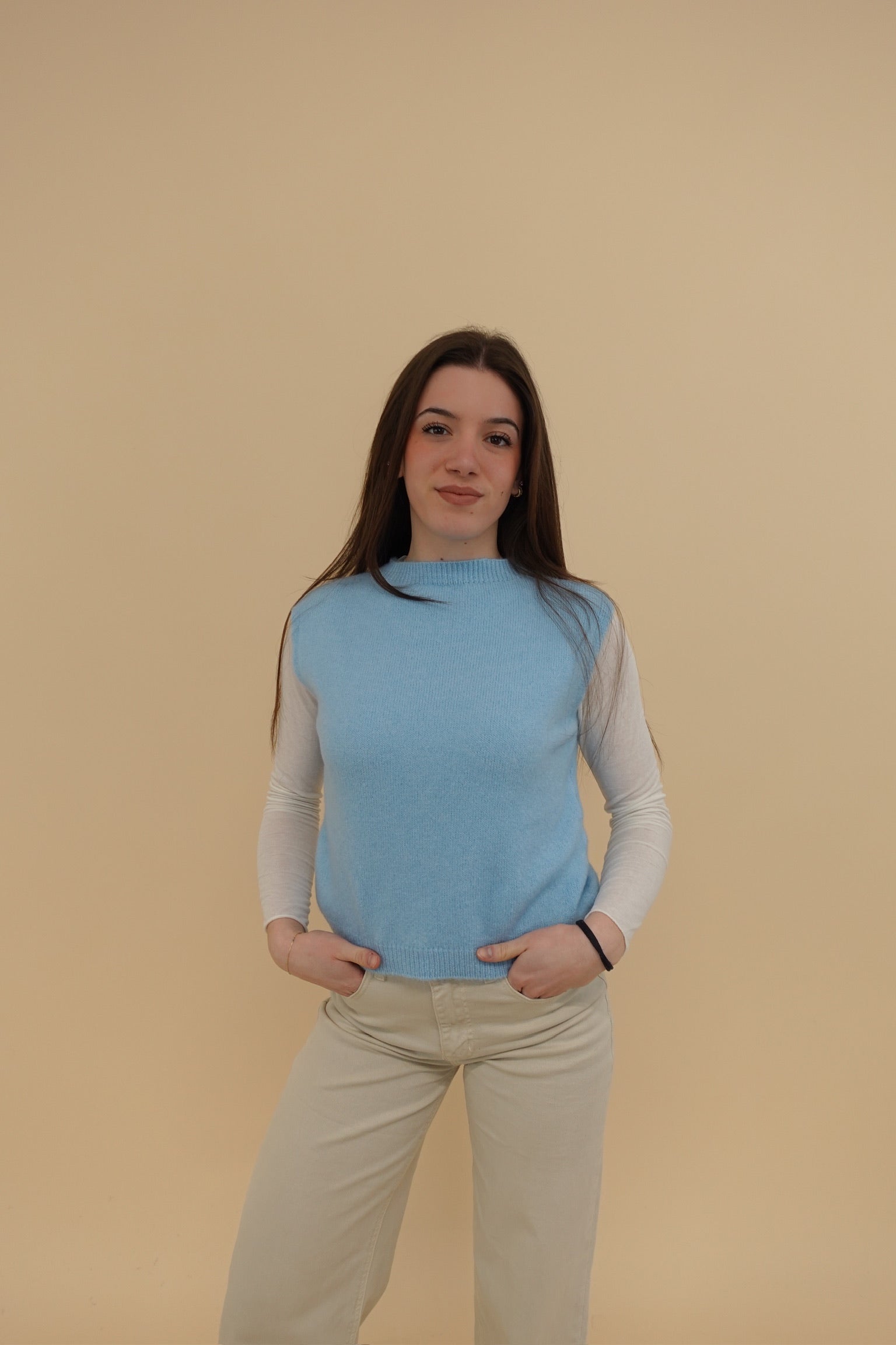 Gilet Elena Azzurro
