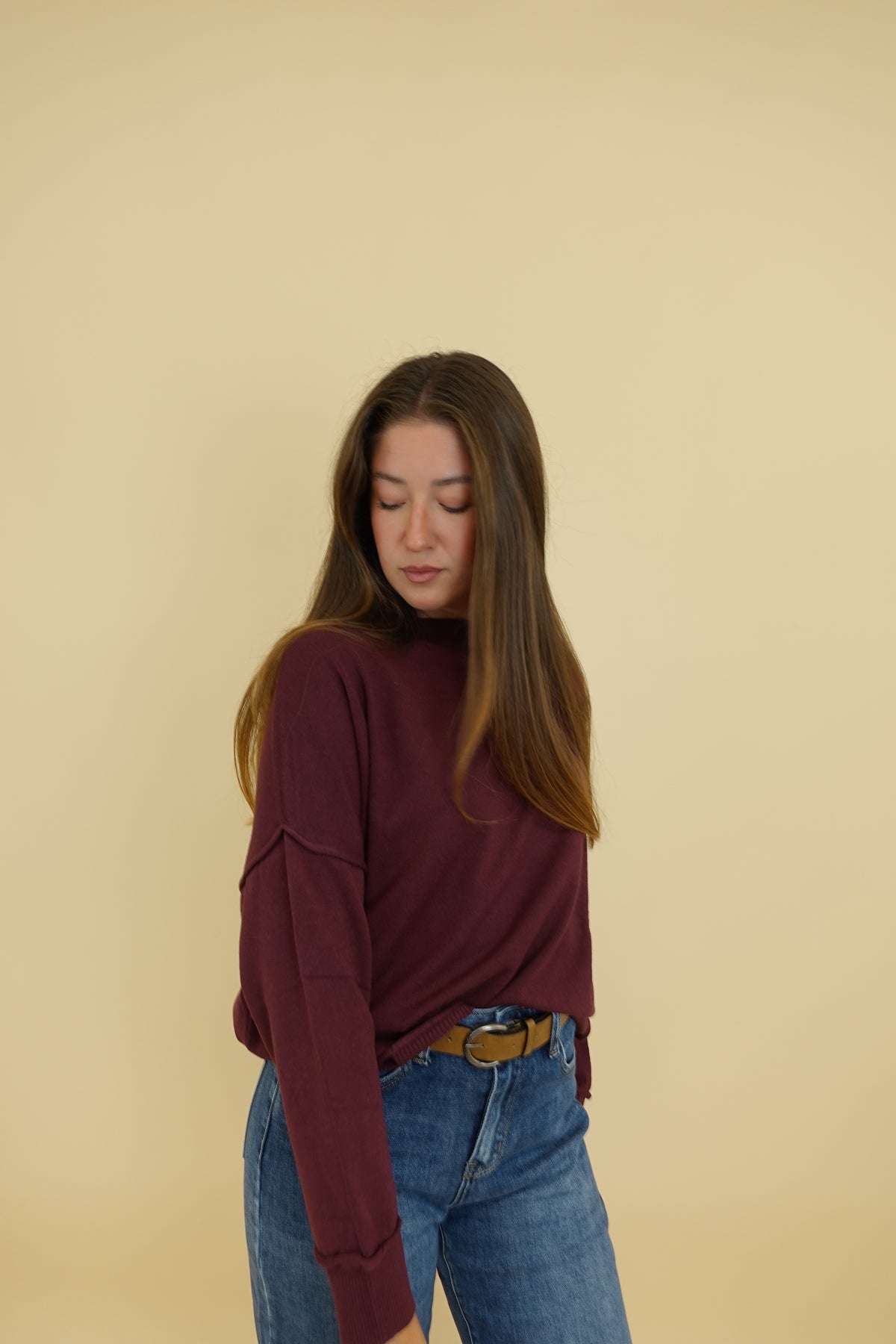 Maglione Cortina Bordeaux
