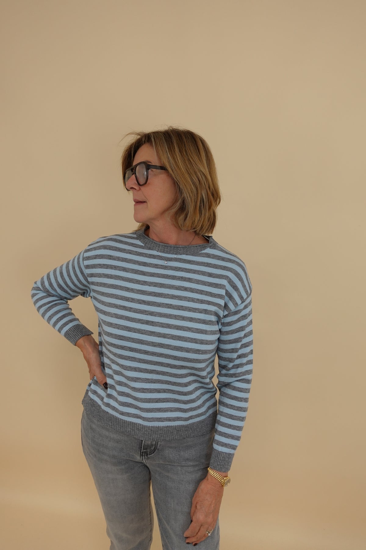 Maglioncino School Azzurro