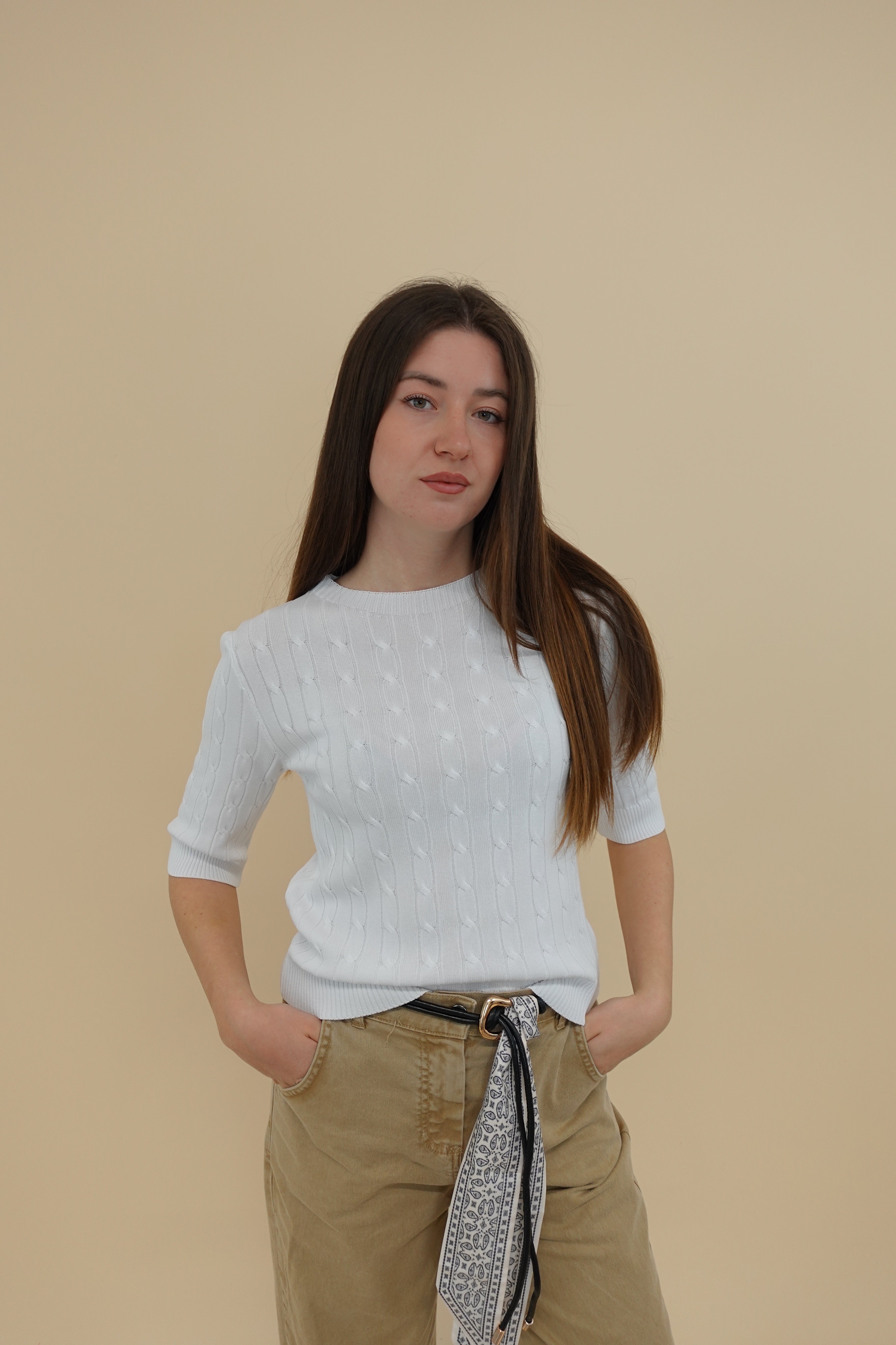 Maglioncino Chiara Panna