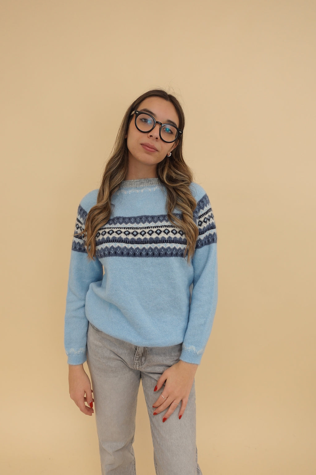 Maglione Winni Azzurro Chiaro