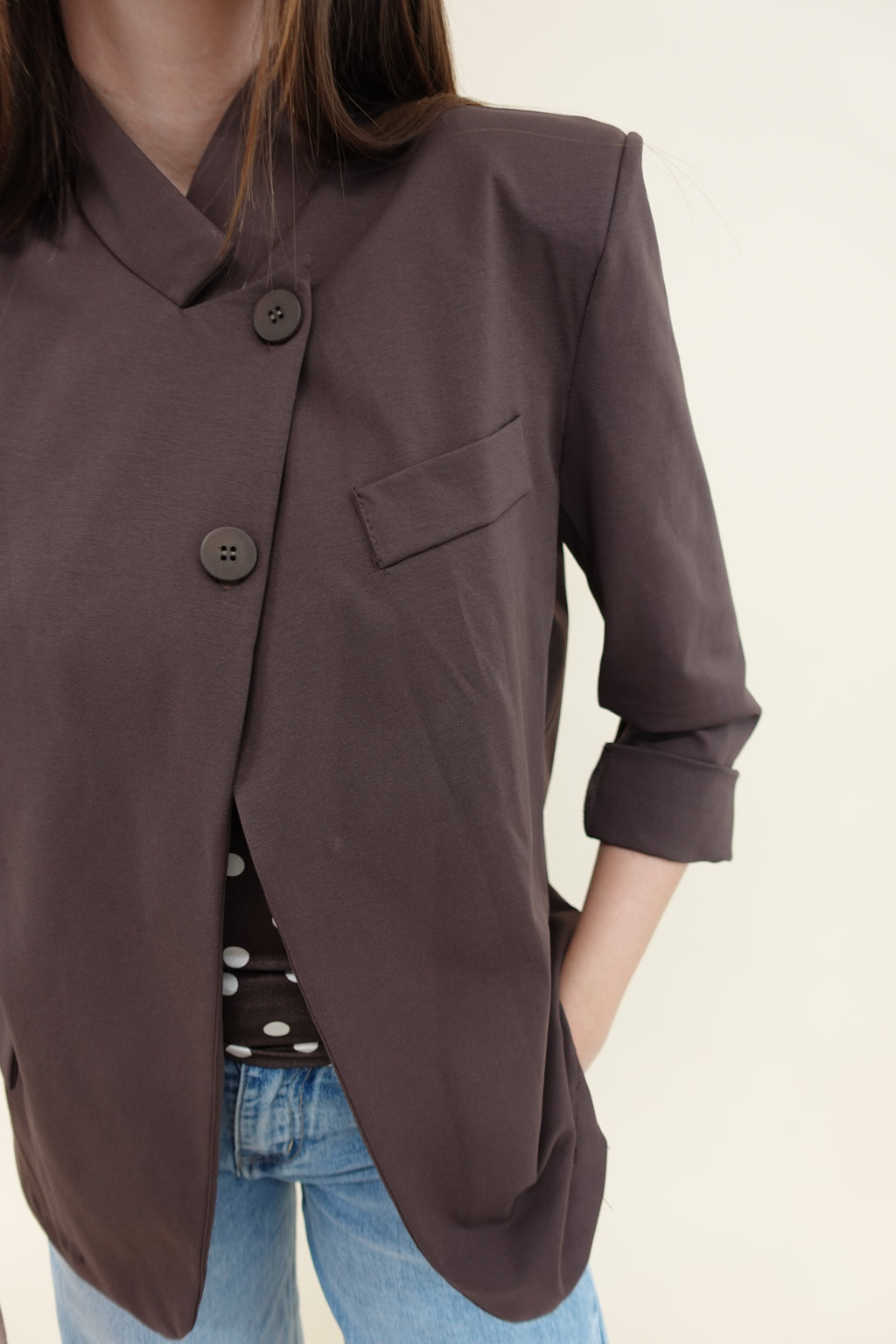 Giacca Shanghai Marrone