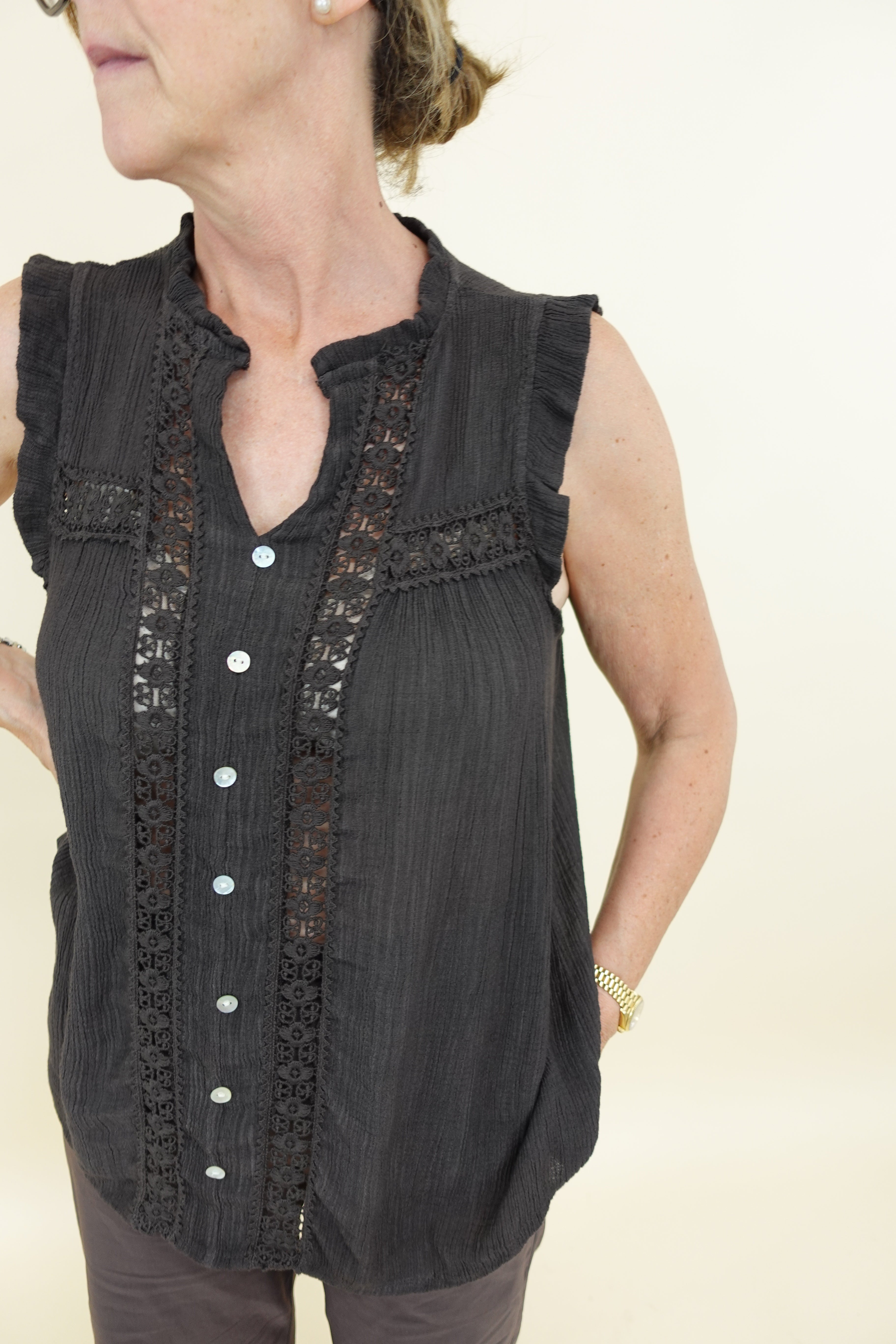 Camicia Ornella Marrone