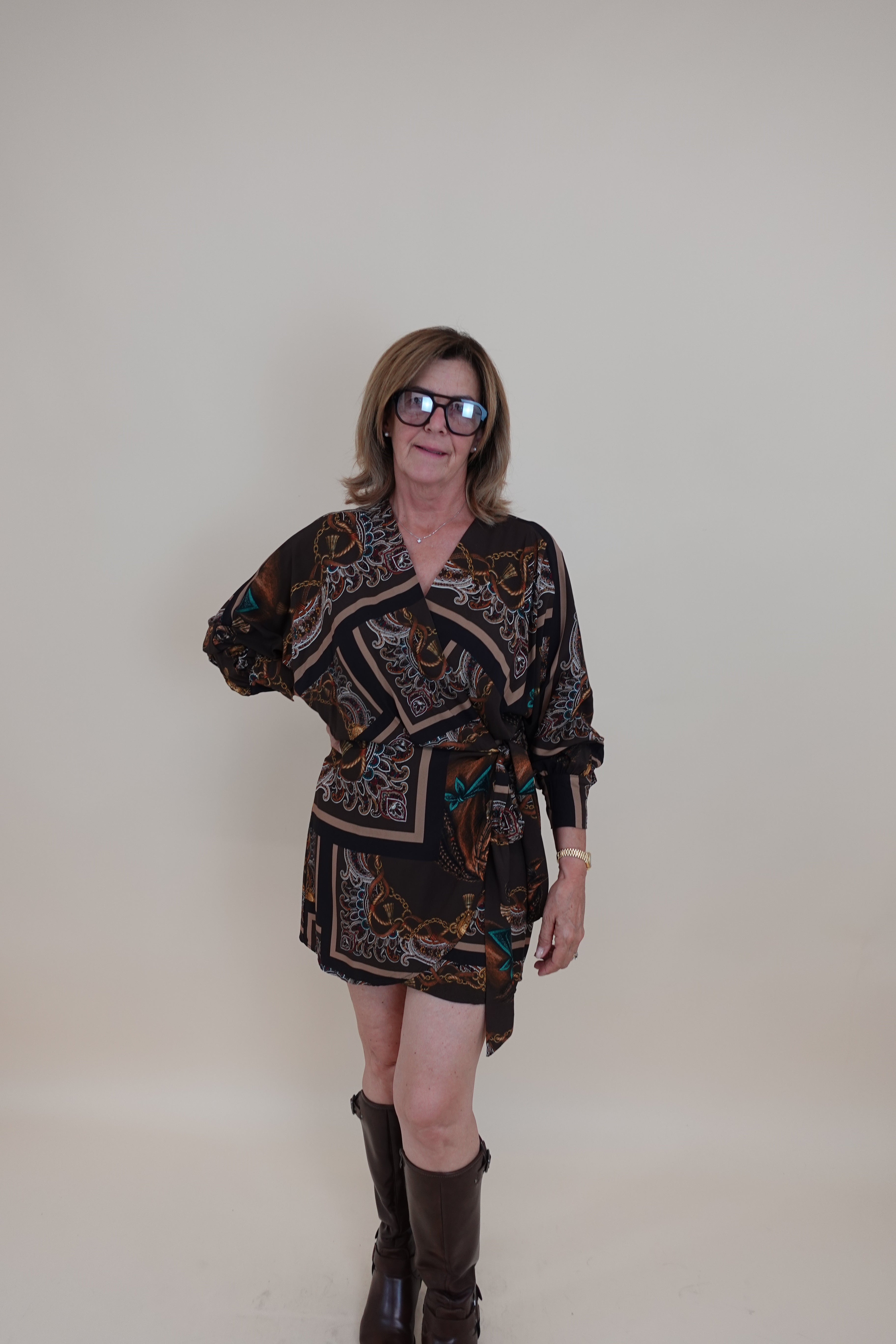 Abito Kenya marrone new