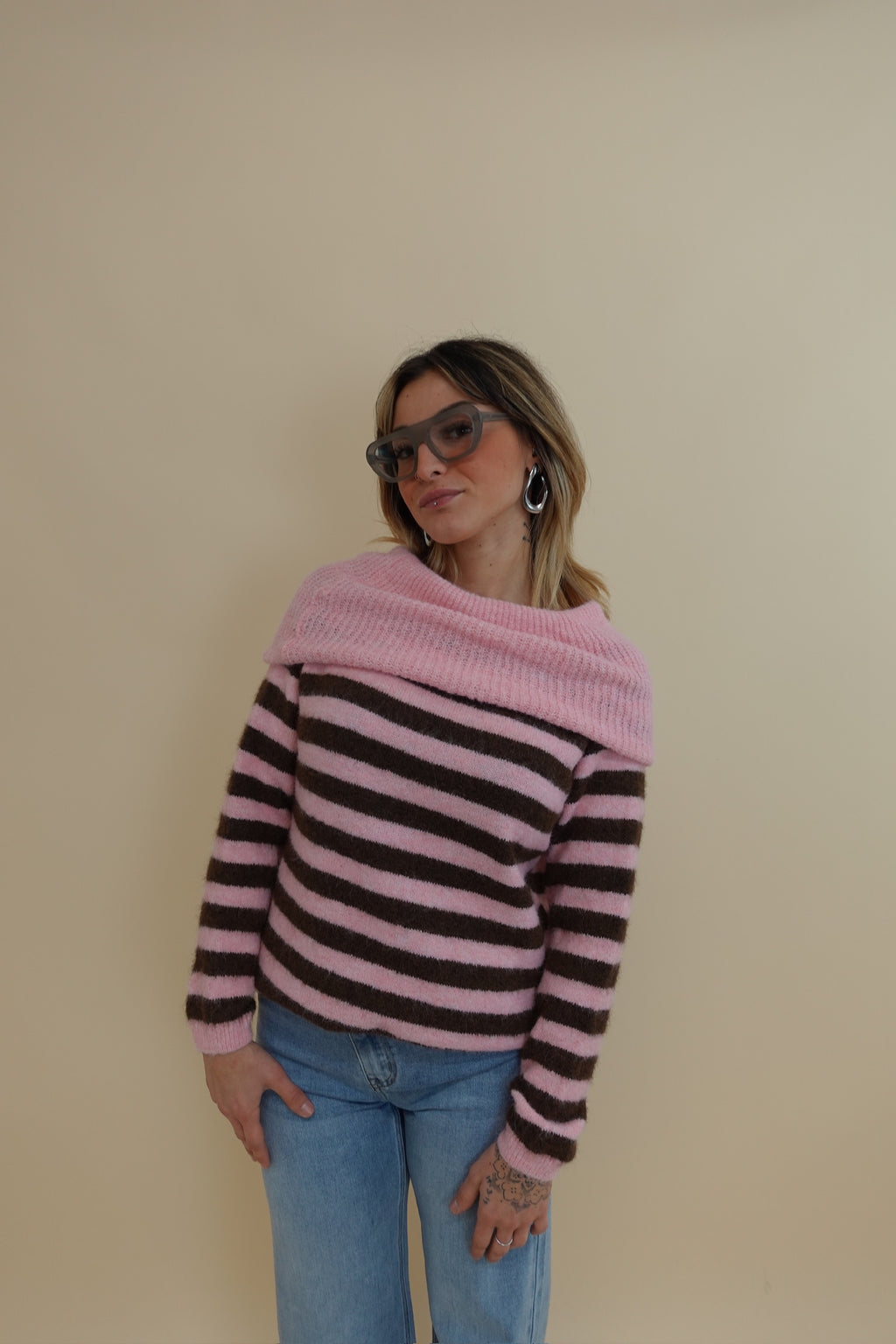 Maglione Lucrezia Rosa