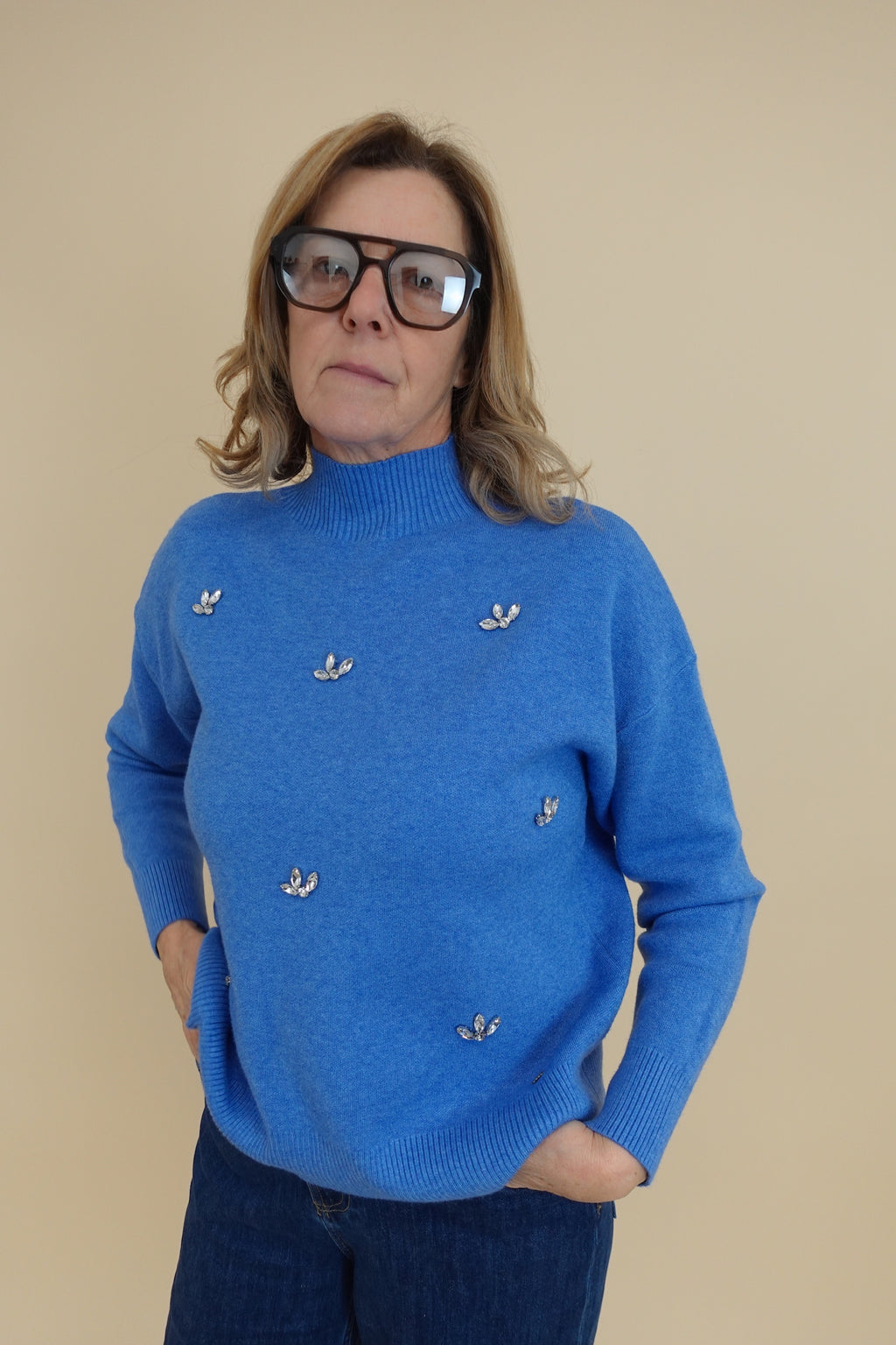 Maglione Glam Azzurro