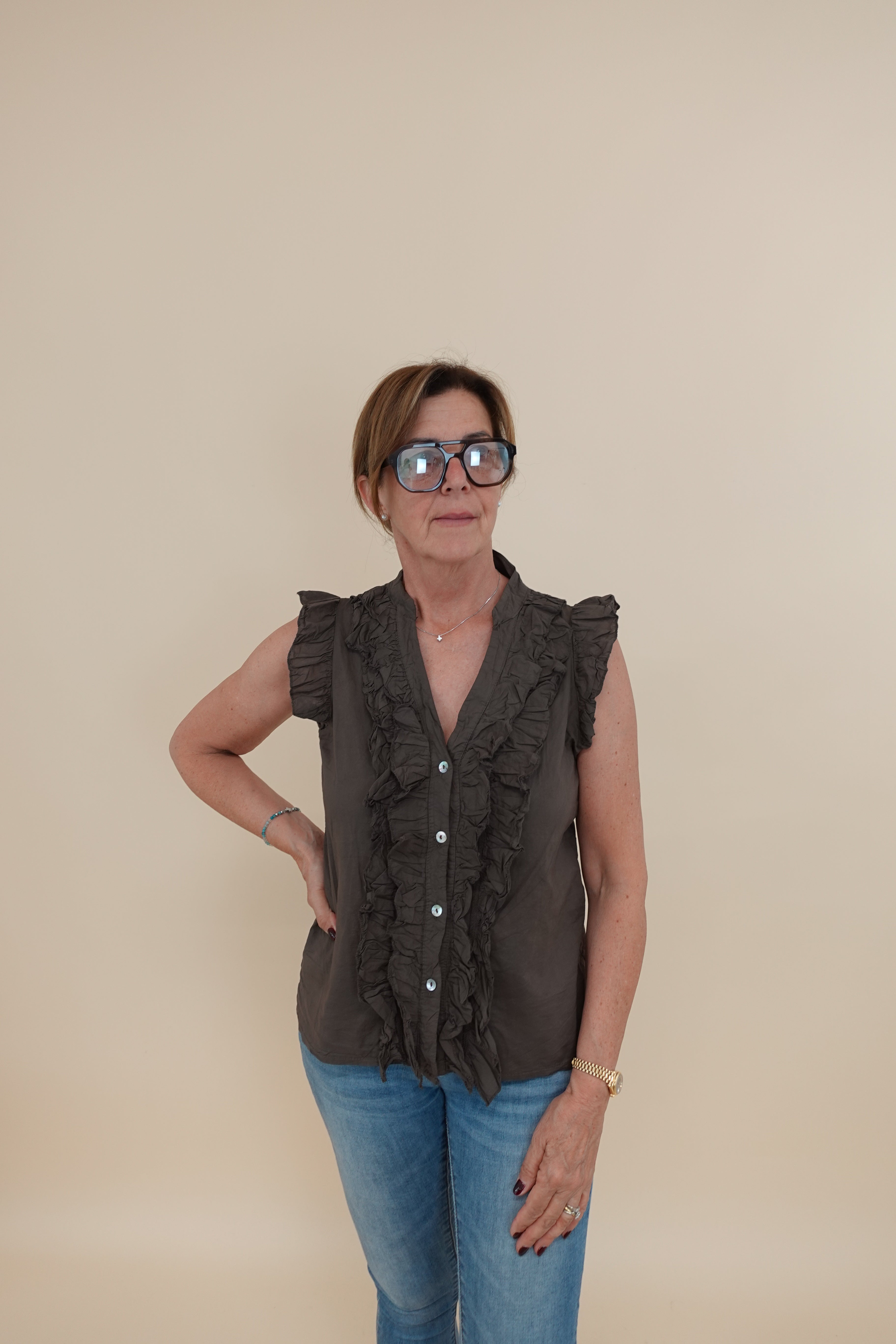 Camicia Fru Marrone
